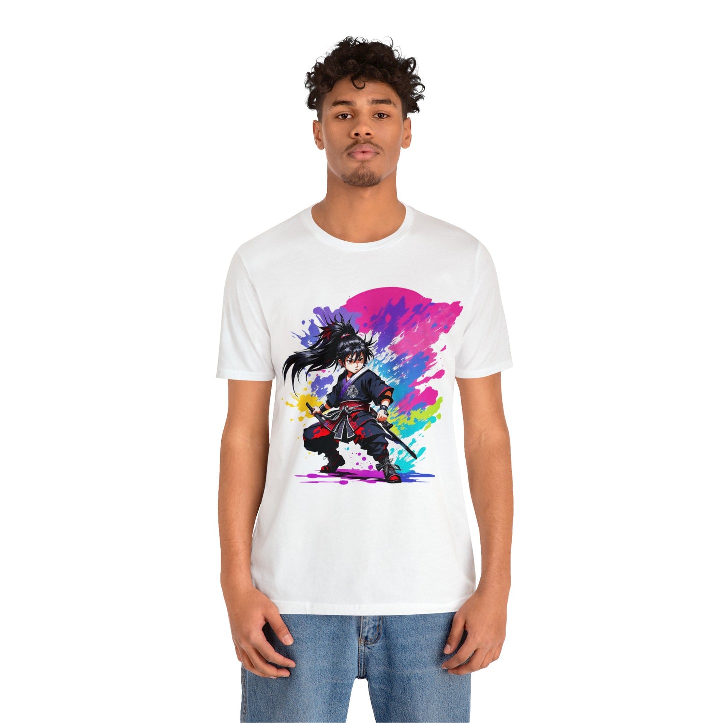 Samurai T-Shirt016 - Unisex Jersey Short Sleeve Tee