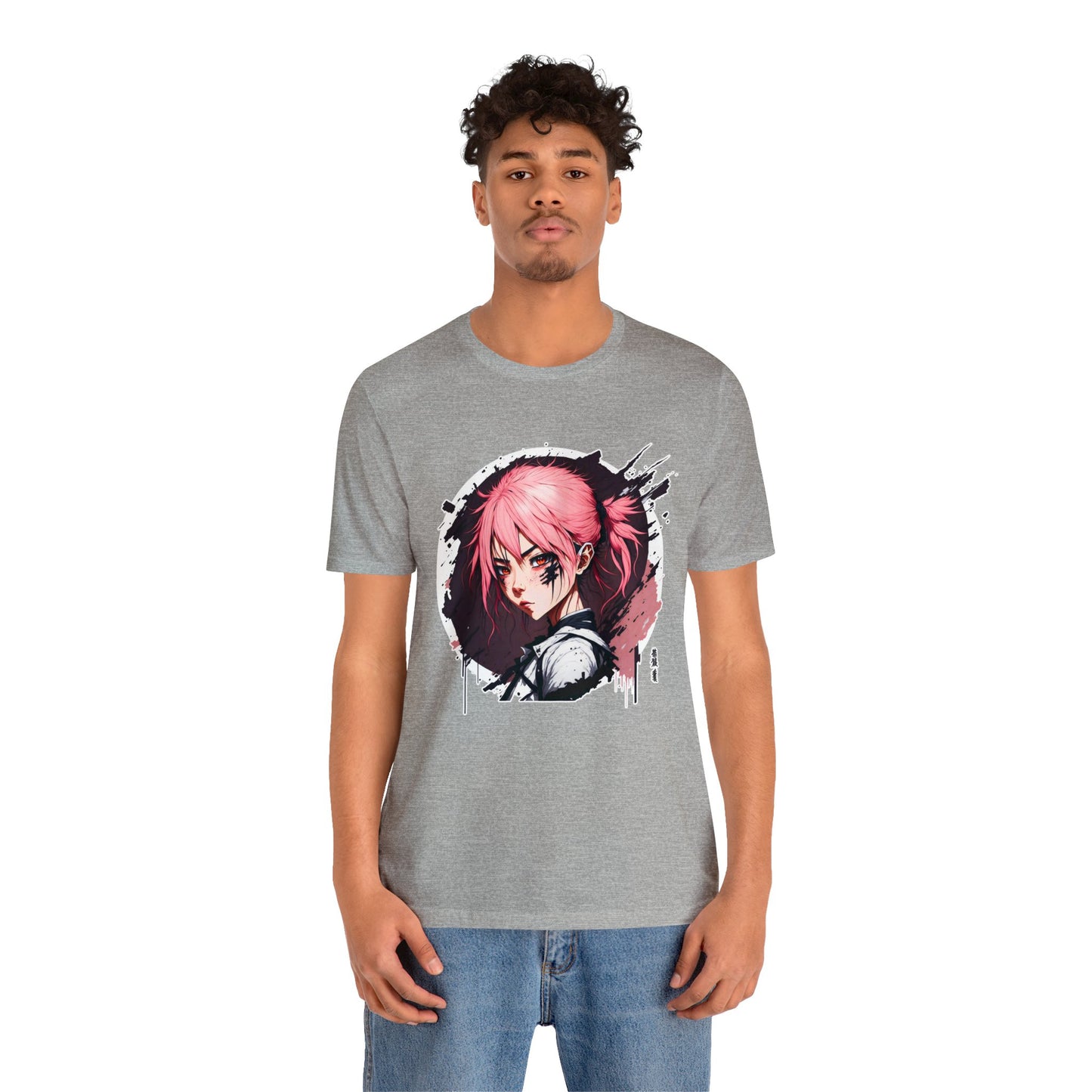 Circle Samurai T-Shirt002 - Unisex Jersey Short Sleeve Tee