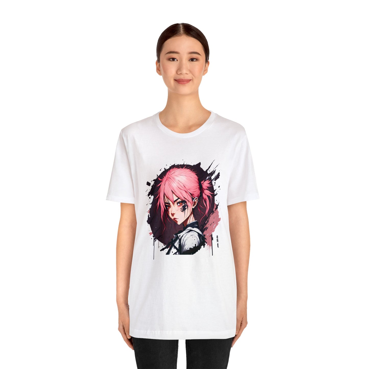 Circle Samurai T-Shirt002 - Unisex Jersey Short Sleeve Tee