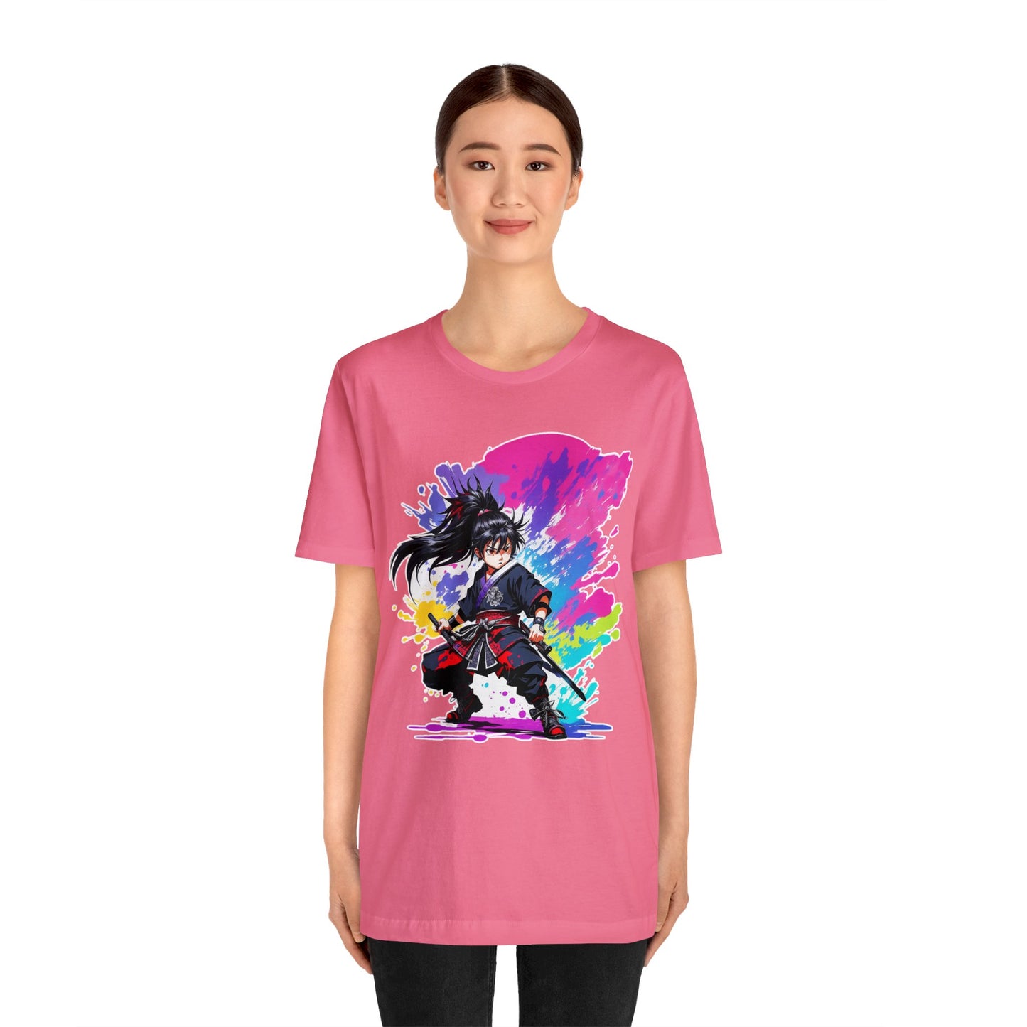 Samurai T-Shirt016 - Unisex Jersey Short Sleeve Tee