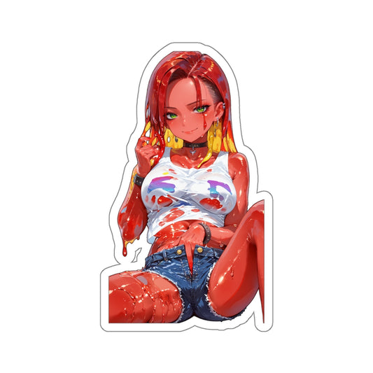 Window Decals043 - Slime Girl028 - Kiss-Cut Stickers