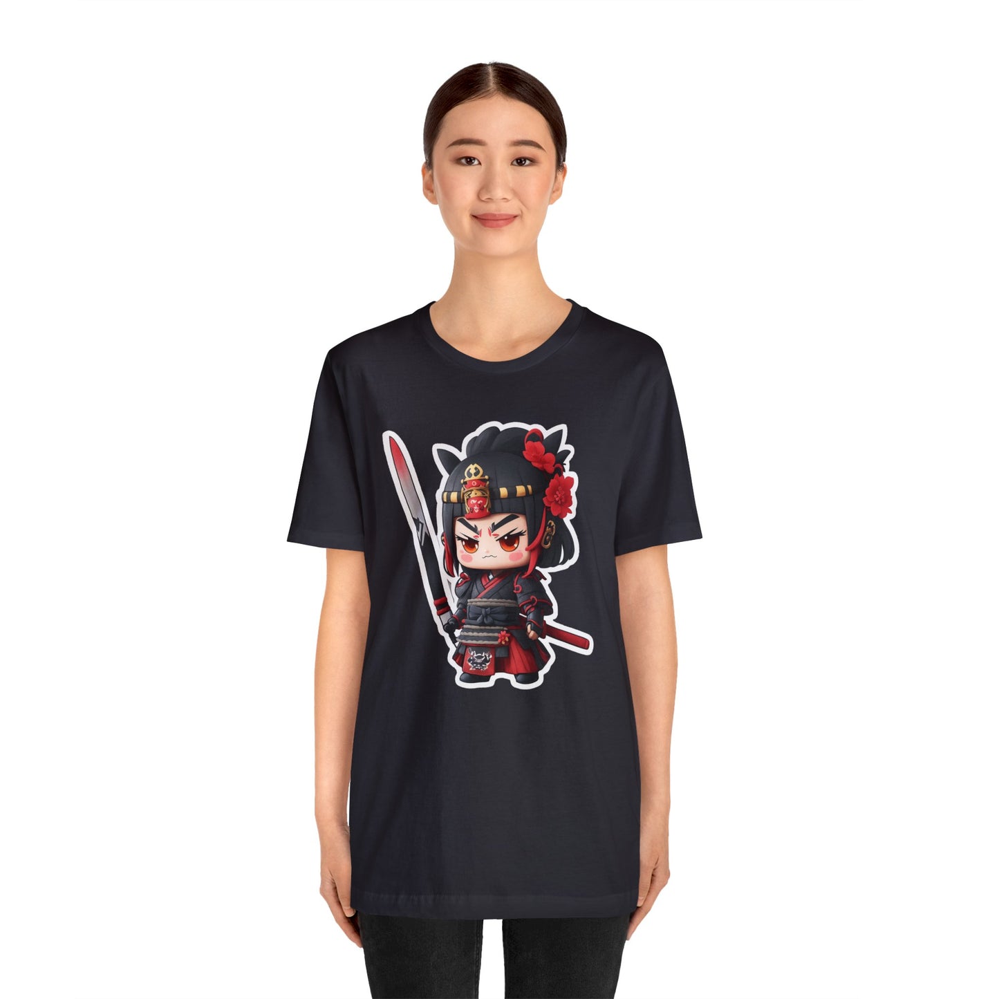 Samurai T-Shirt017 - Unisex Jersey Short Sleeve Tee