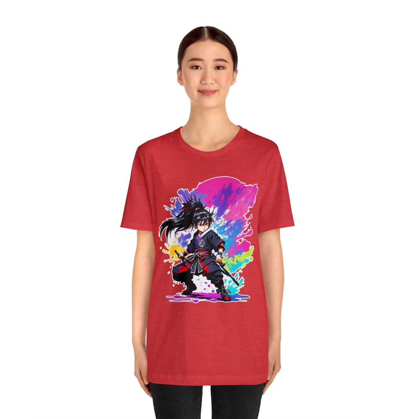 Samurai T-Shirt016 - Unisex Jersey Short Sleeve Tee