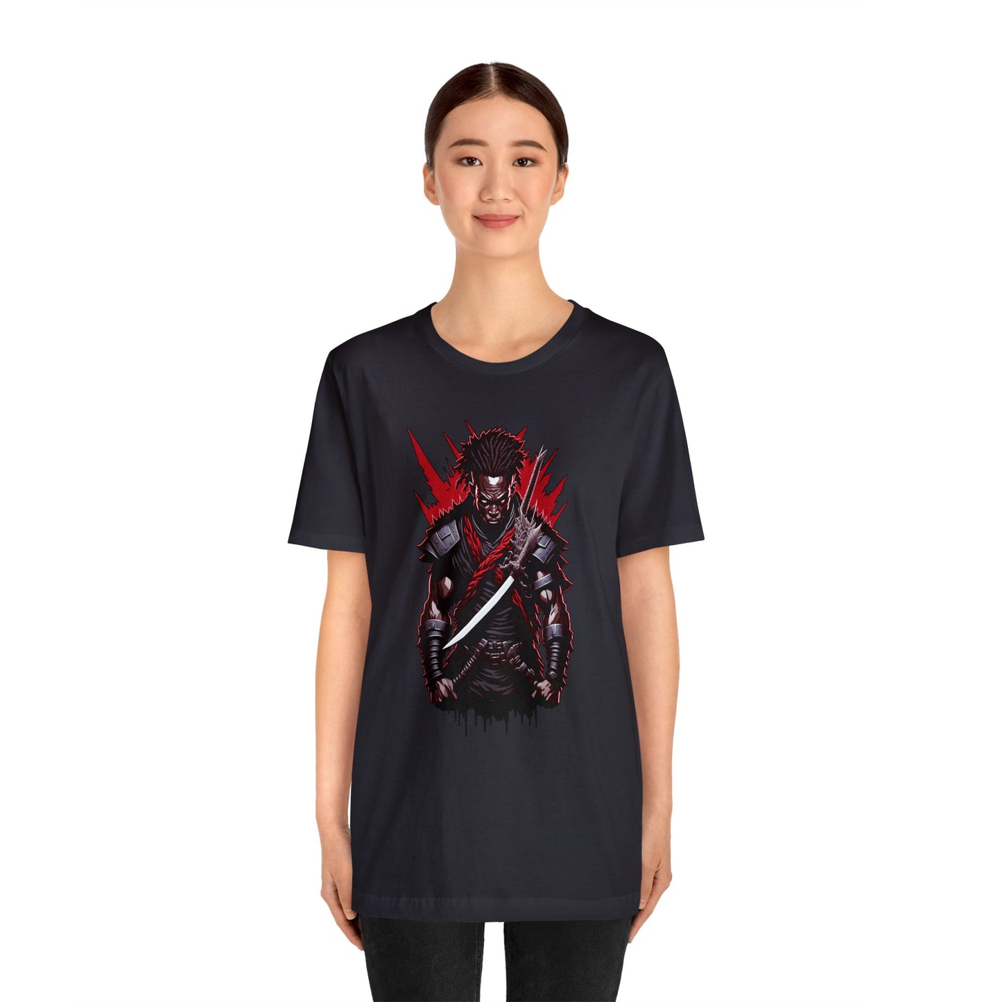 Samurai T-Shirt012 - Unisex Jersey Short Sleeve Tee