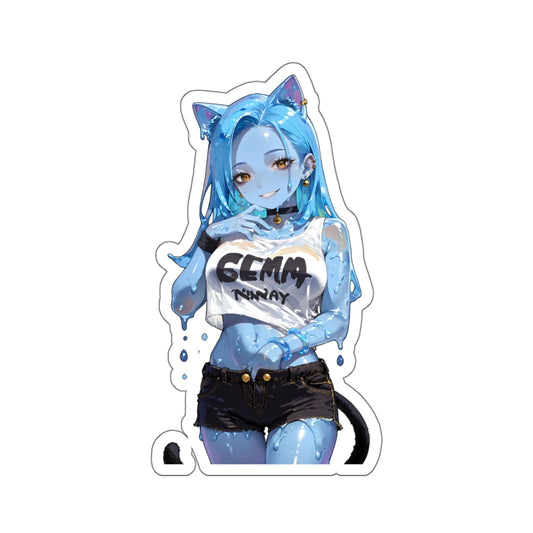 Window Decals030 - Slime Girl015 - Kiss-Cut Stickers