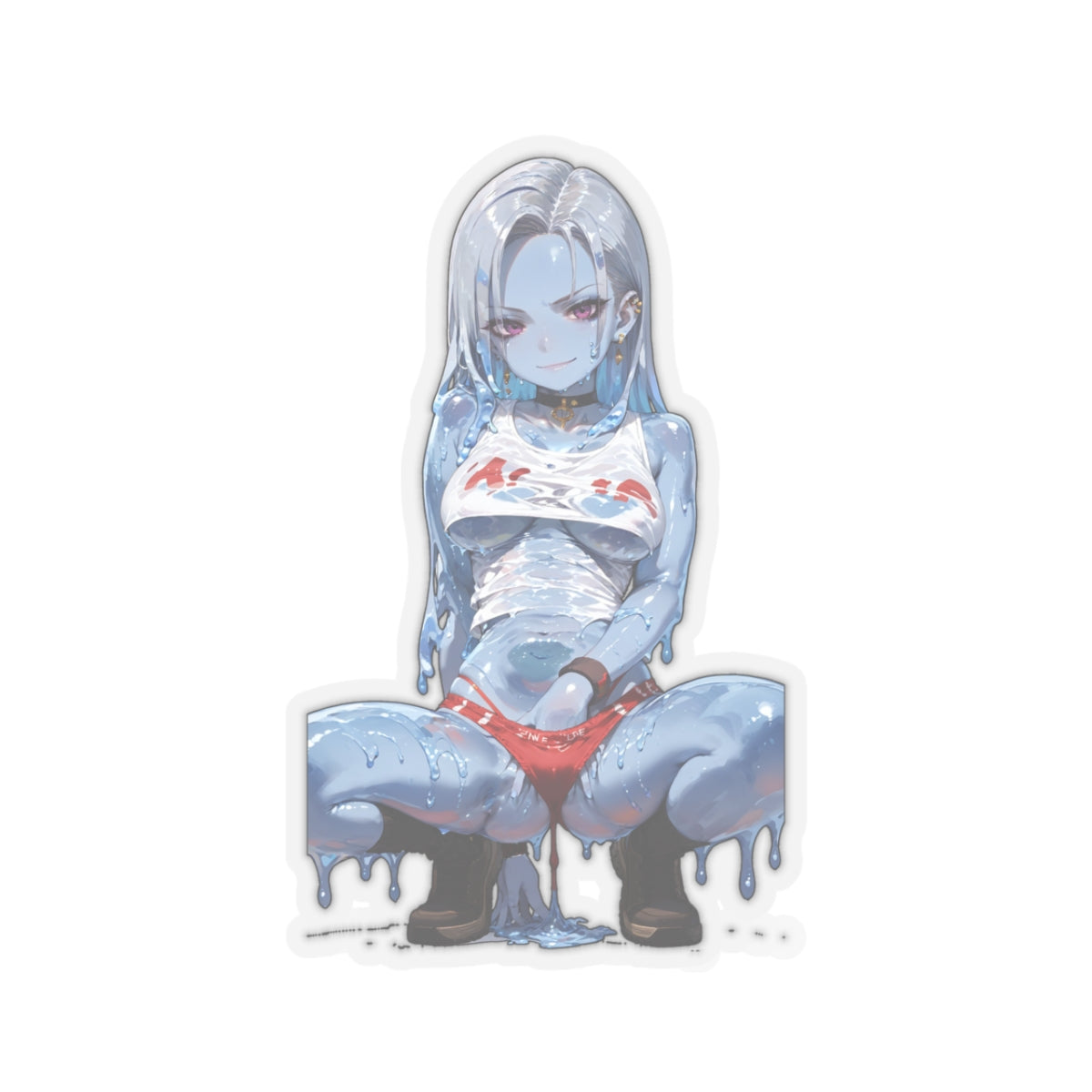 Window Decals050 - Slime Girl035 - Kiss-Cut Stickers