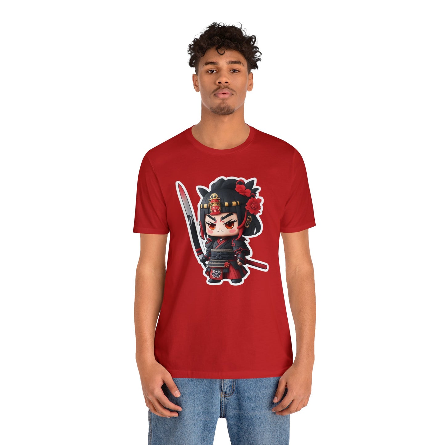 Samurai T-Shirt017 - Unisex Jersey Short Sleeve Tee