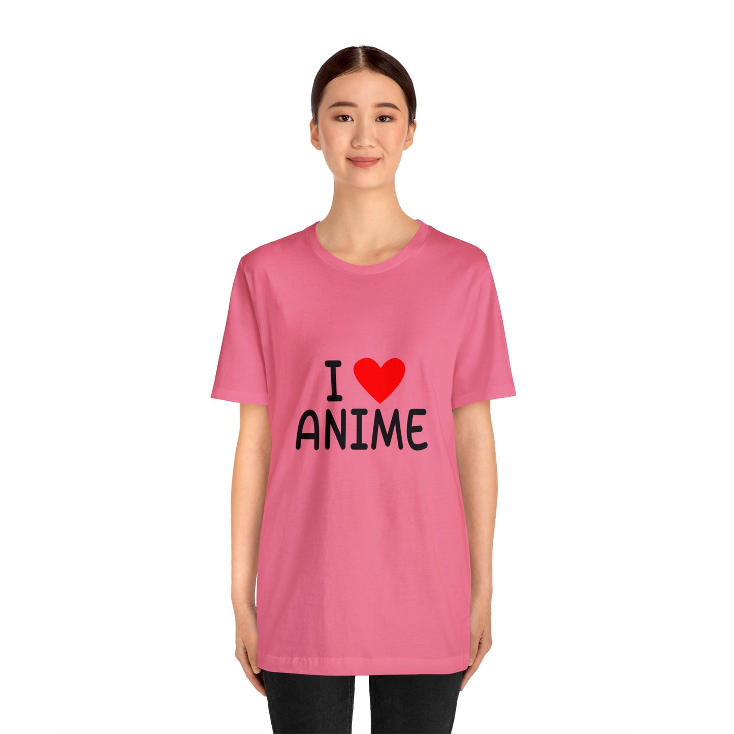 I <3 Anime T-Shirt001 - Unisex Jersey Short Sleeve Tee