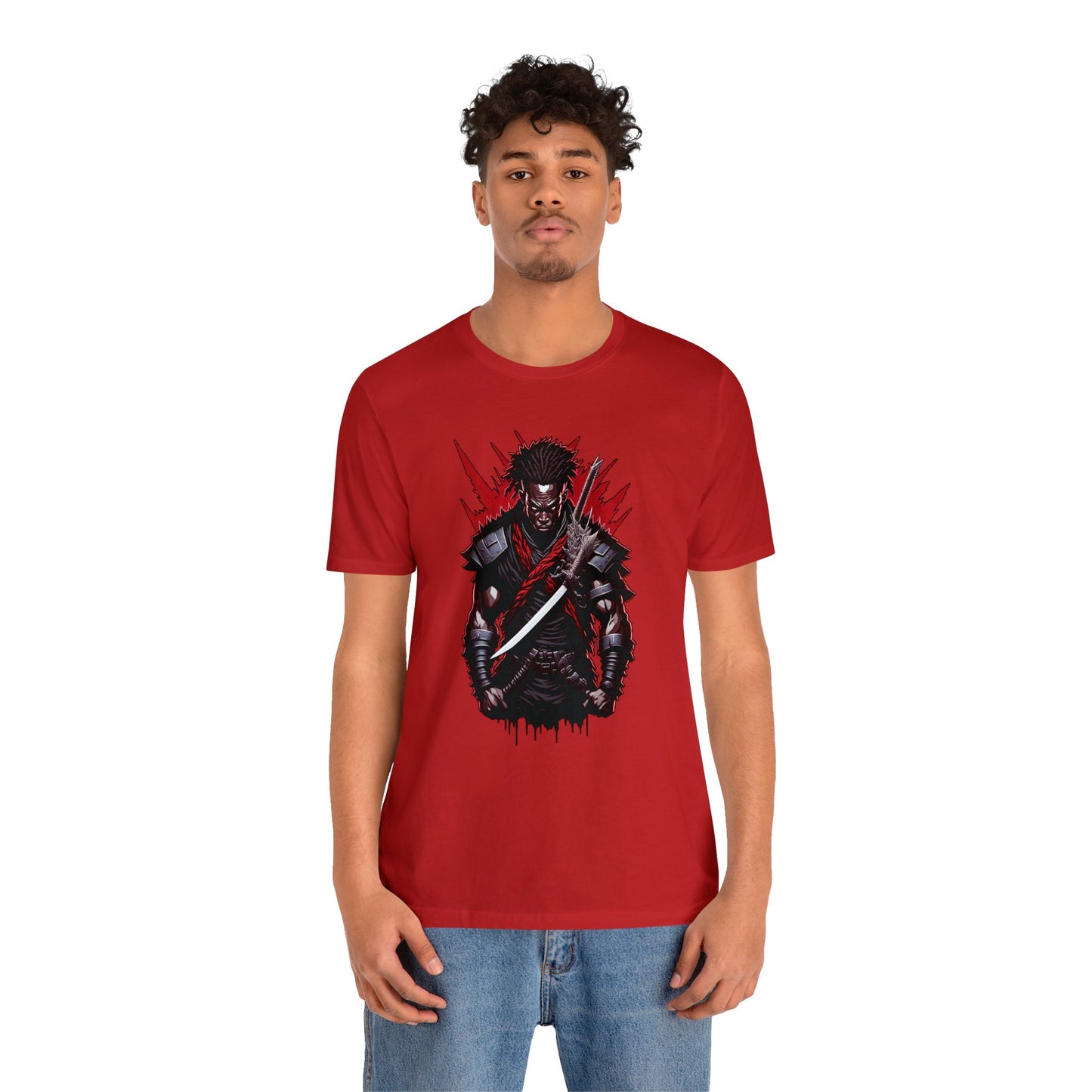 Samurai T-Shirt012 - Unisex Jersey Short Sleeve Tee