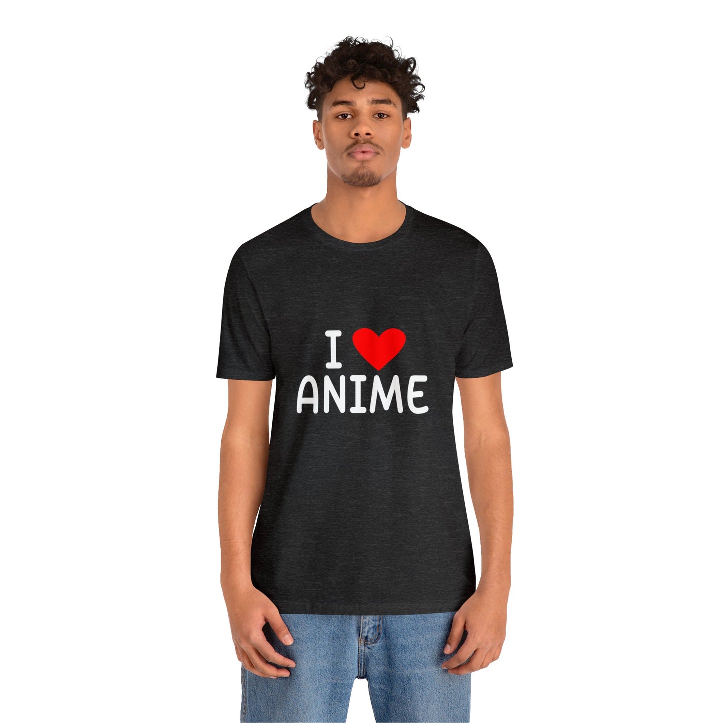 I <3 Anime T-Shirt002 - Unisex Jersey Short Sleeve Tee