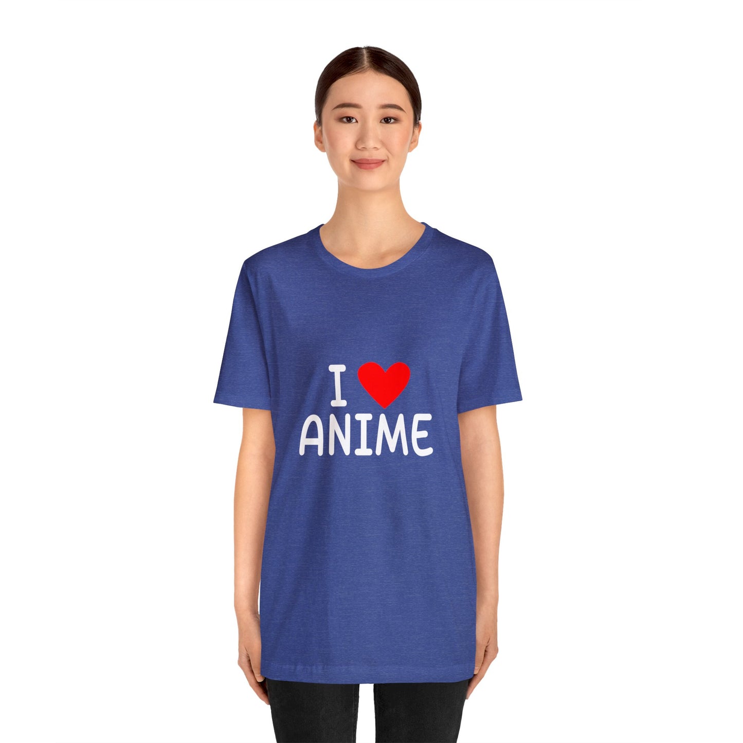 I <3 Anime T-Shirt002 - Unisex Jersey Short Sleeve Tee