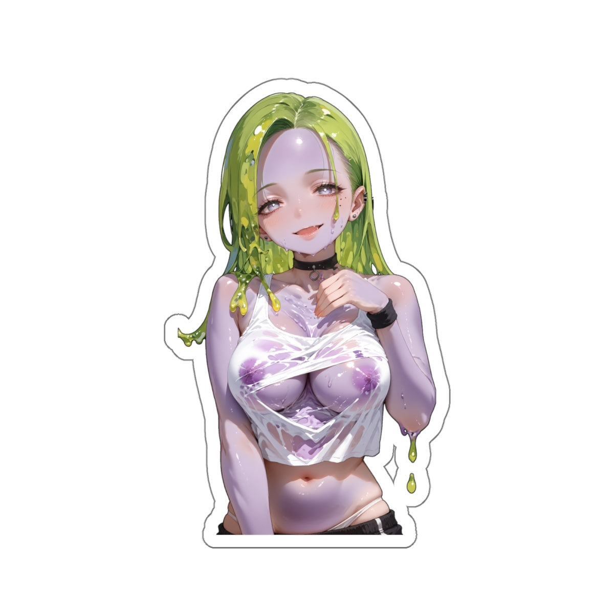 Window Decals037 - Slime Girl022 - Kiss-Cut Stickers