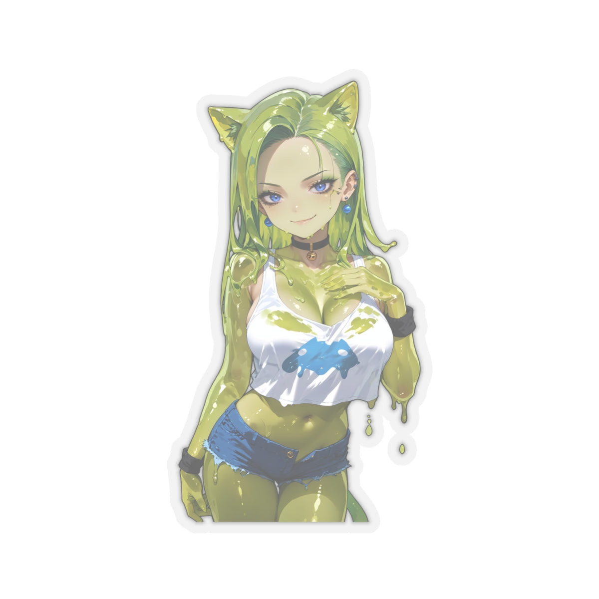 Window Decals019 - Slime Girl004 - Kiss-Cut Stickers