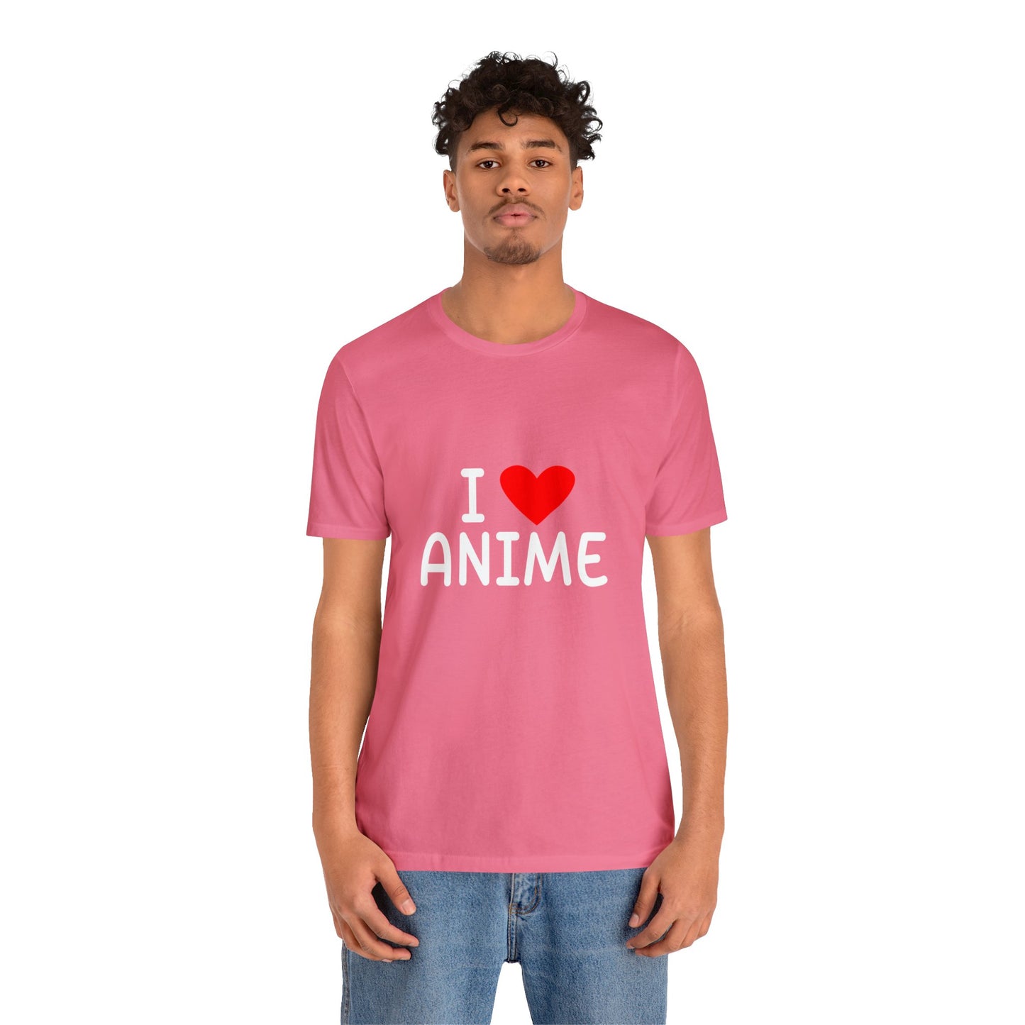 I <3 Anime T-Shirt002 - Unisex Jersey Short Sleeve Tee