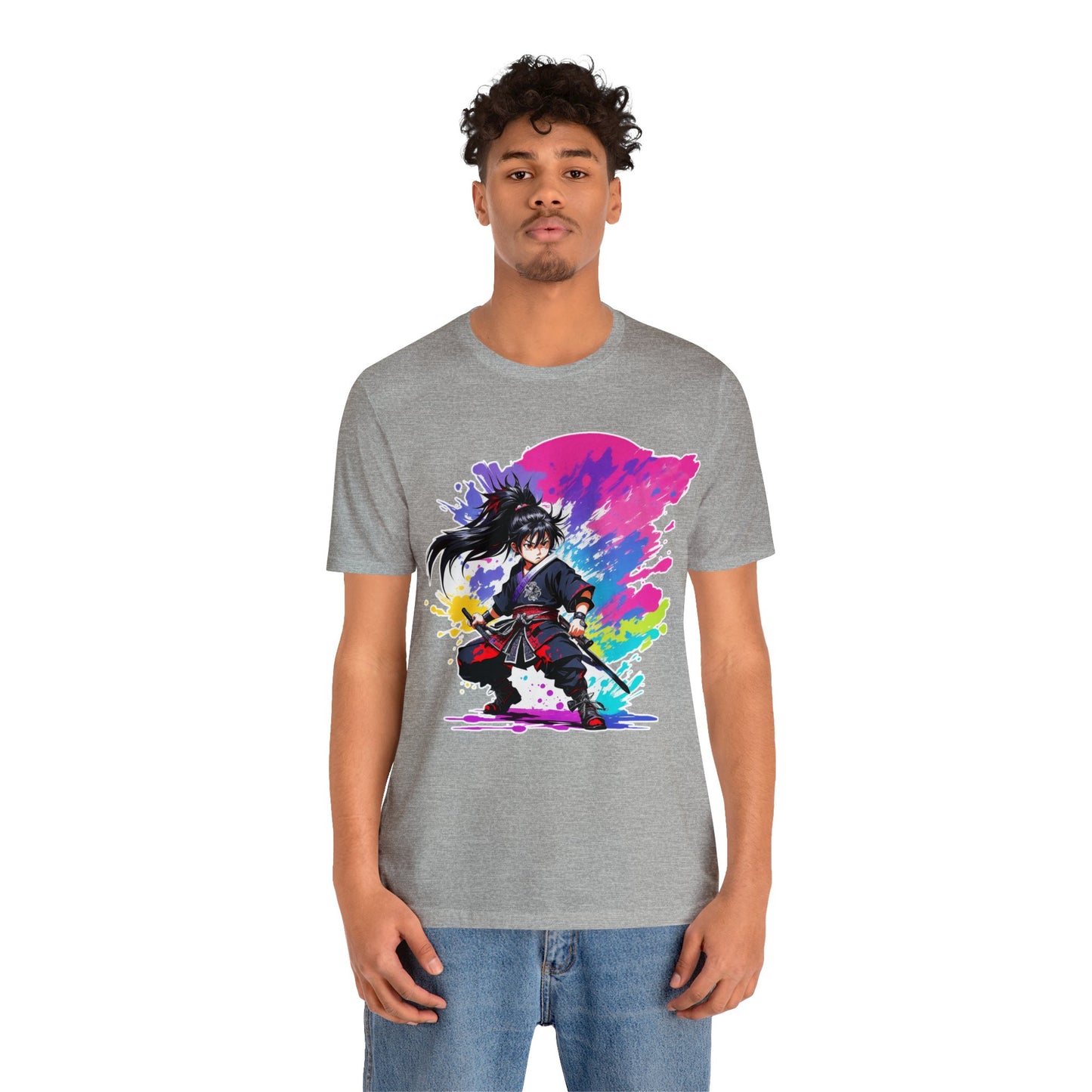 Samurai T-Shirt016 - Unisex Jersey Short Sleeve Tee