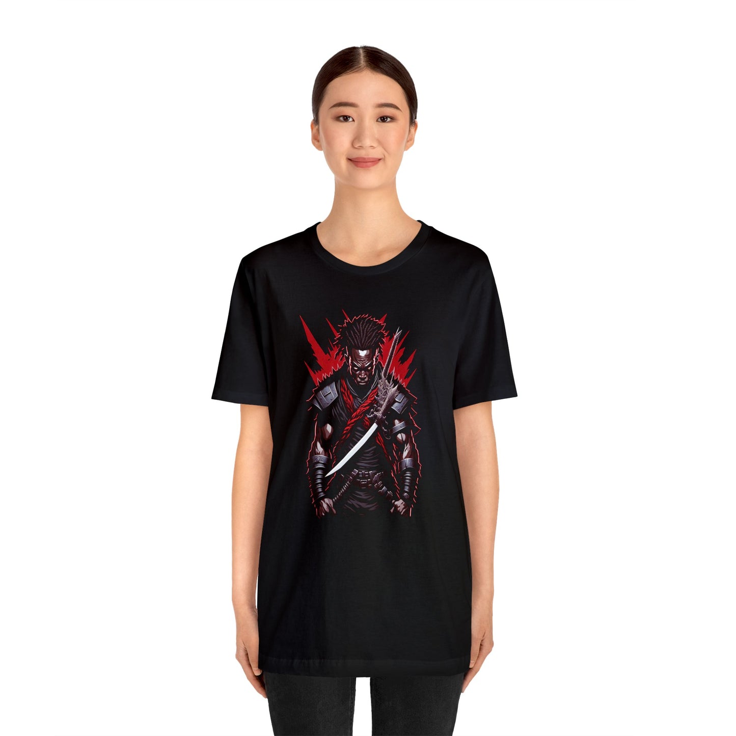 Samurai T-Shirt012 - Unisex Jersey Short Sleeve Tee