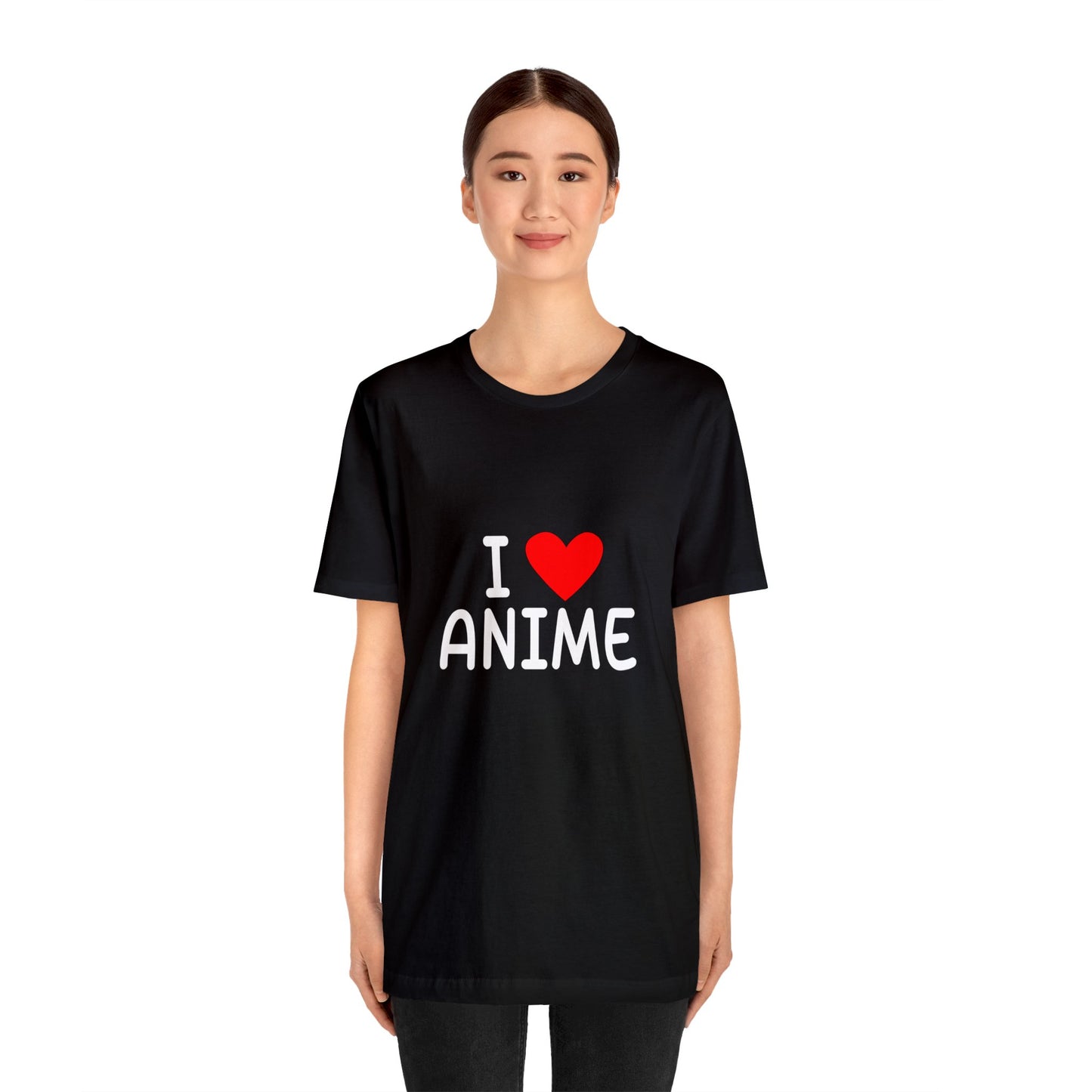 I <3 Anime T-Shirt002 - Unisex Jersey Short Sleeve Tee