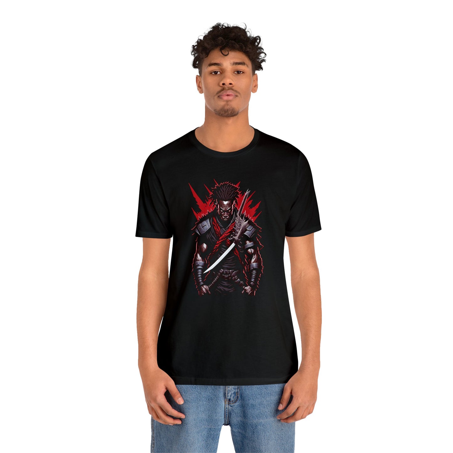 Samurai T-Shirt012 - Unisex Jersey Short Sleeve Tee