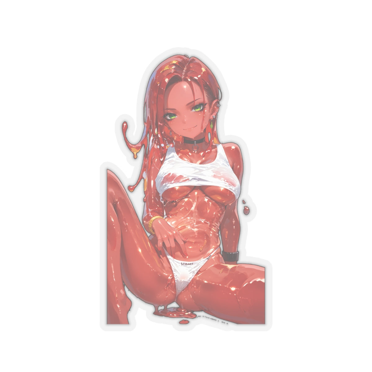 Window Decals048 - Slime Girl033 - Kiss-Cut Stickers