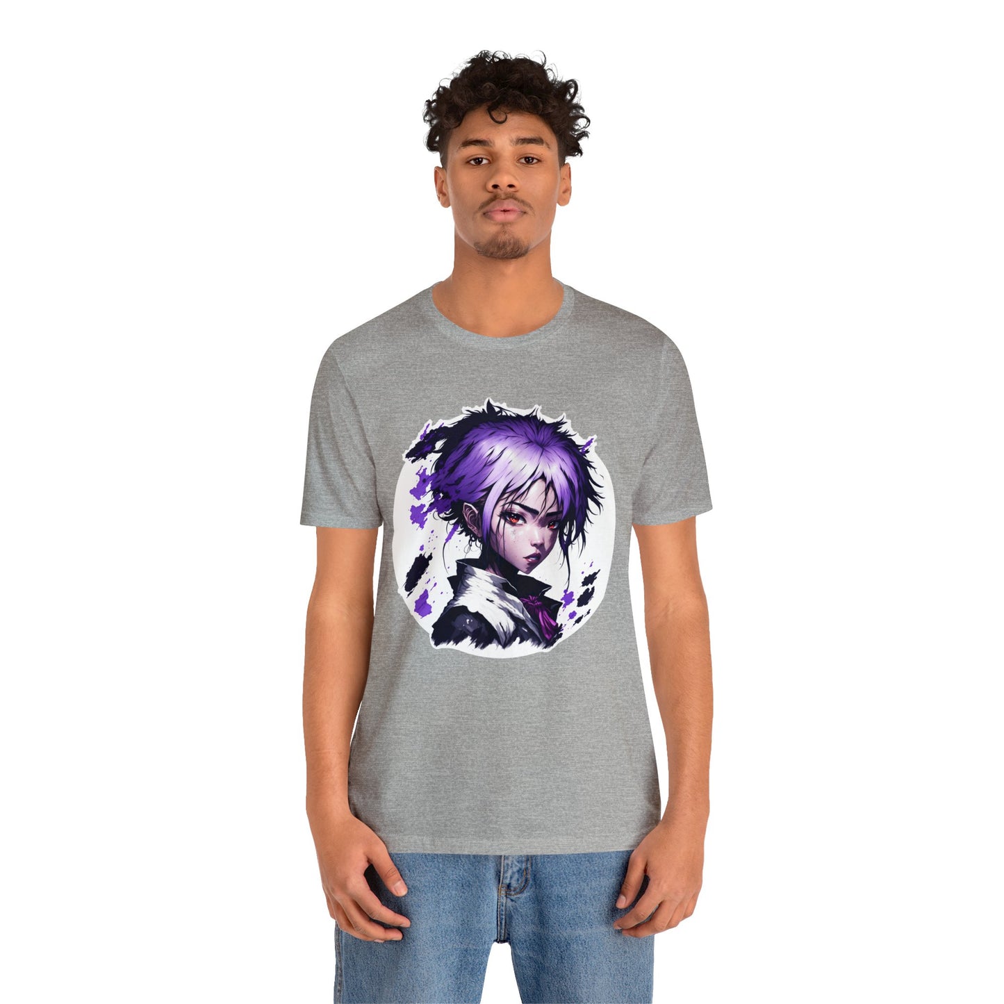 Circle Samurai T-Shirt001 - Unisex Jersey Short Sleeve Tee