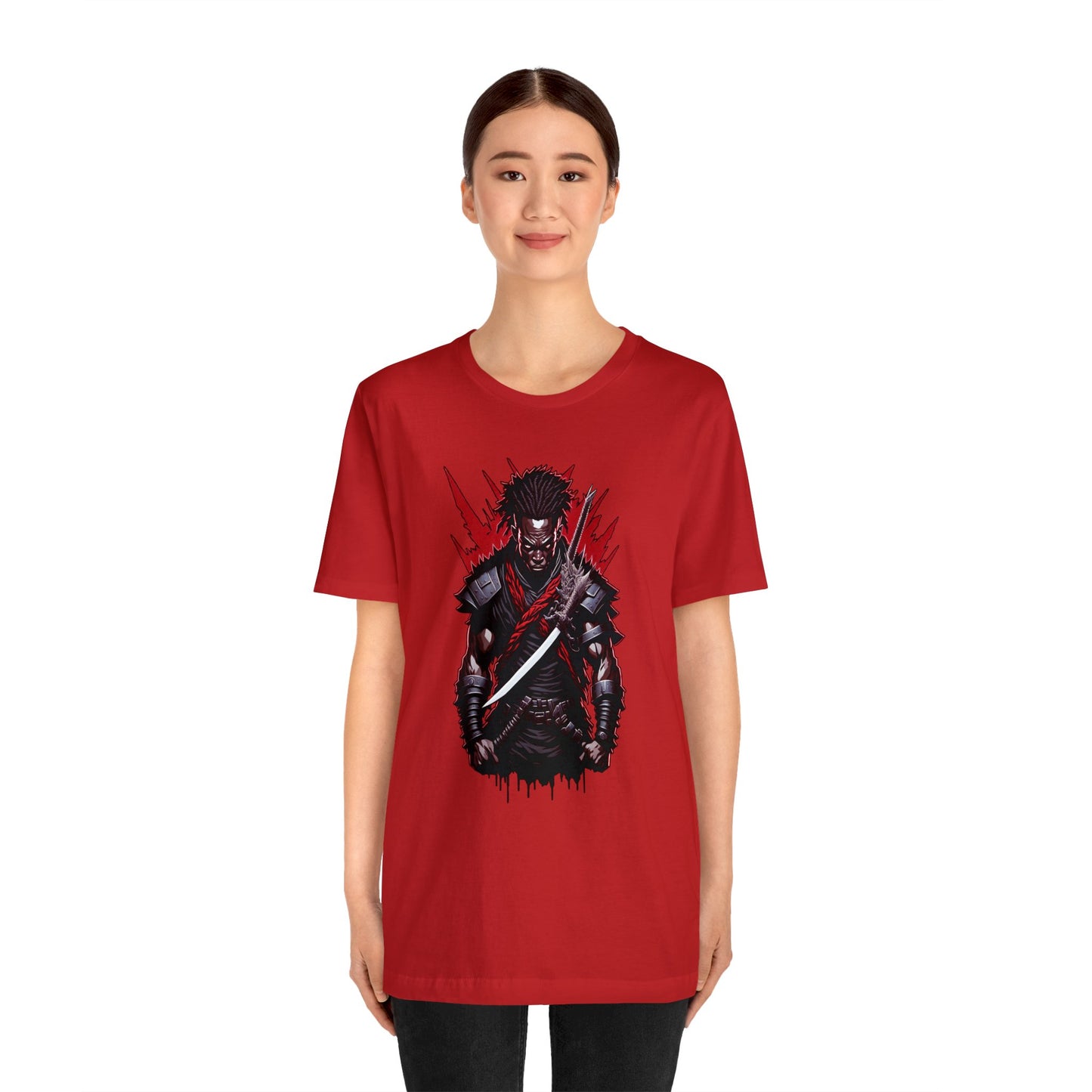 Samurai T-Shirt012 - Unisex Jersey Short Sleeve Tee