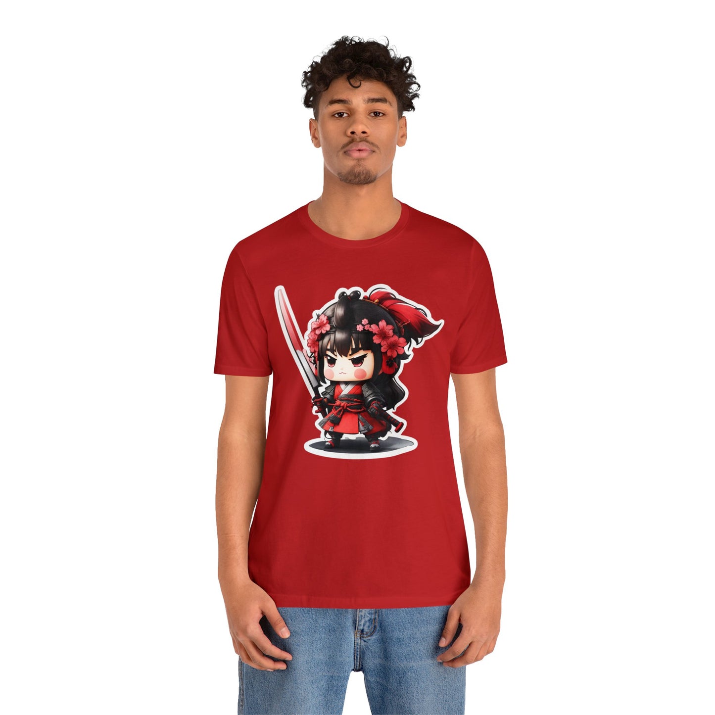 Samurai T-Shirt019 - Unisex Jersey Short Sleeve Tee