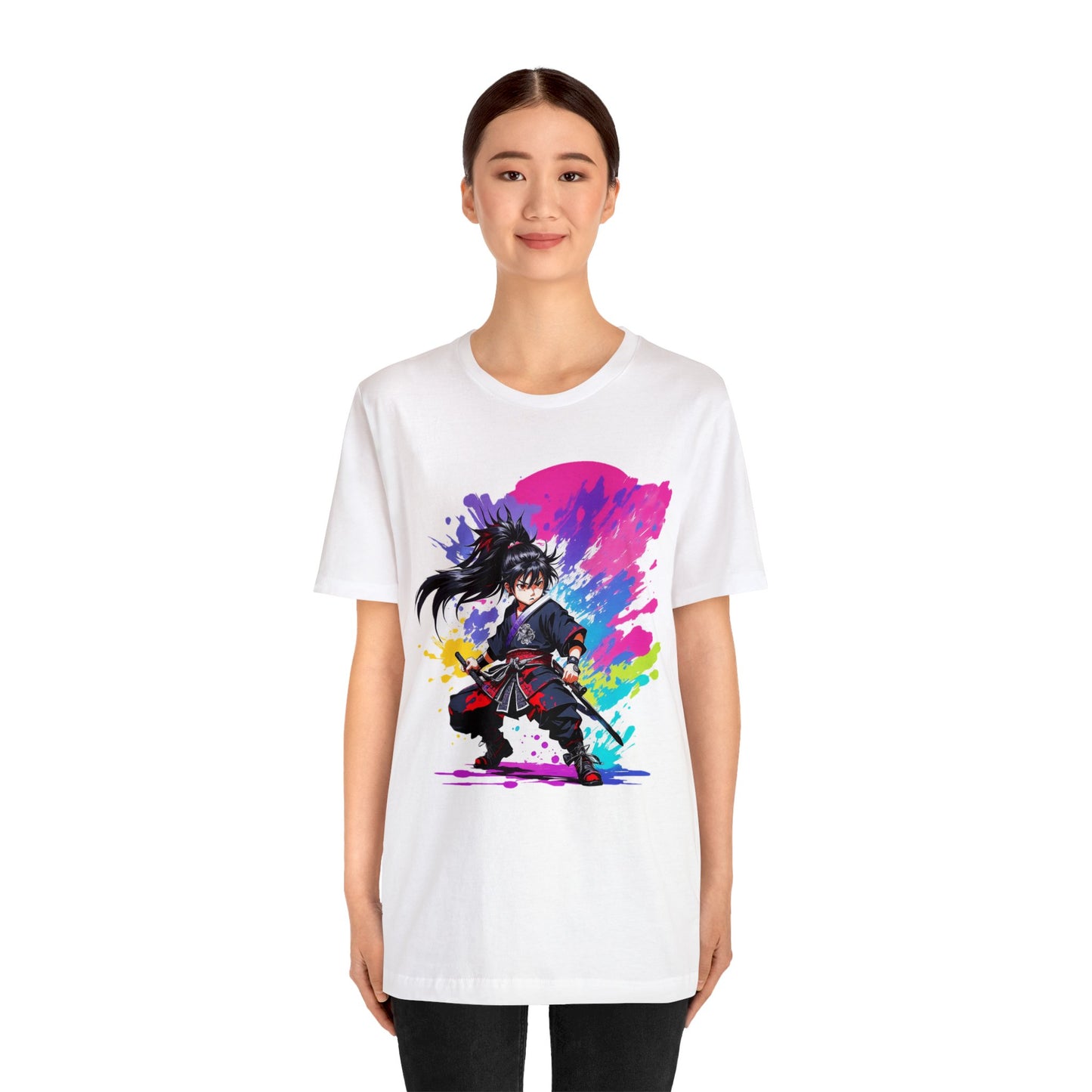 Samurai T-Shirt016 - Unisex Jersey Short Sleeve Tee