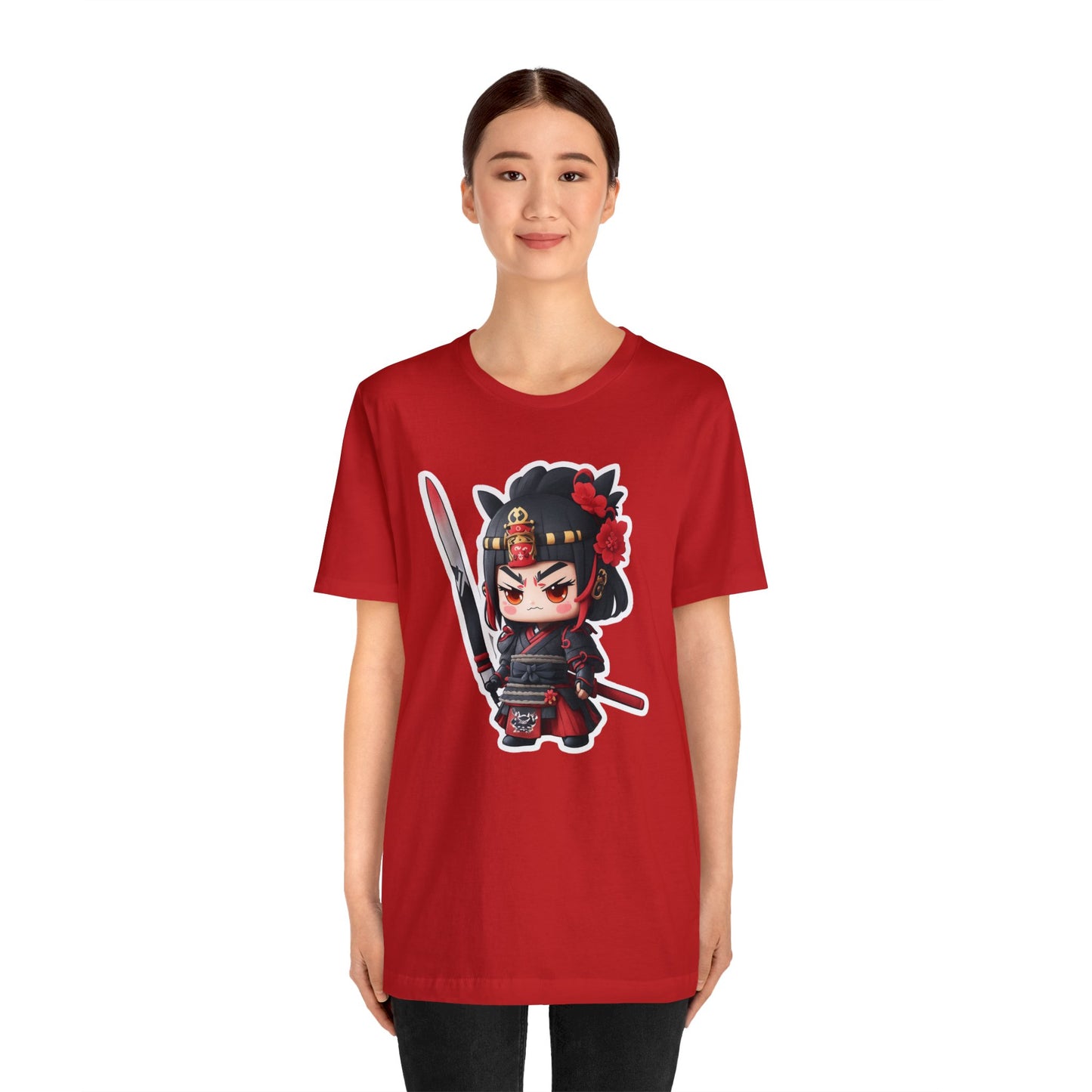 Samurai T-Shirt017 - Unisex Jersey Short Sleeve Tee