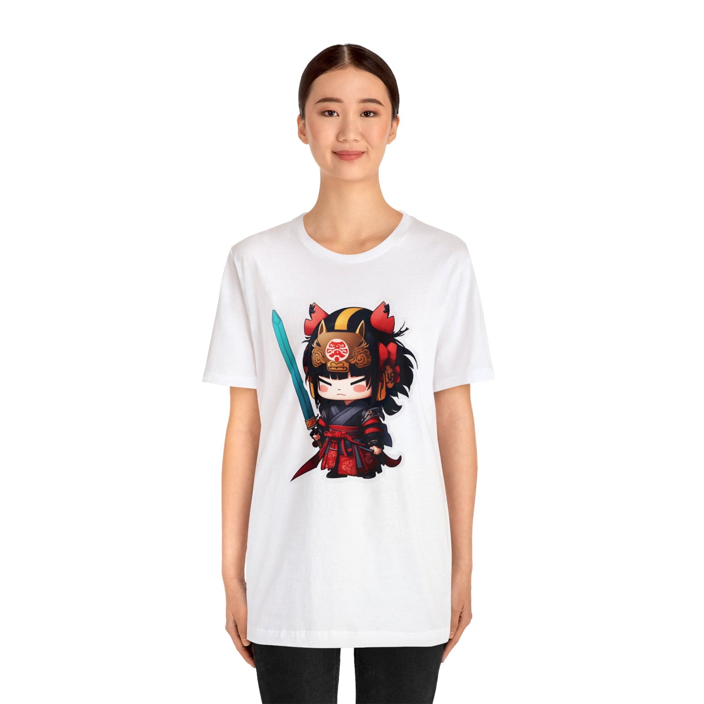 Samurai T-Shirt018 - Unisex Jersey Short Sleeve Tee