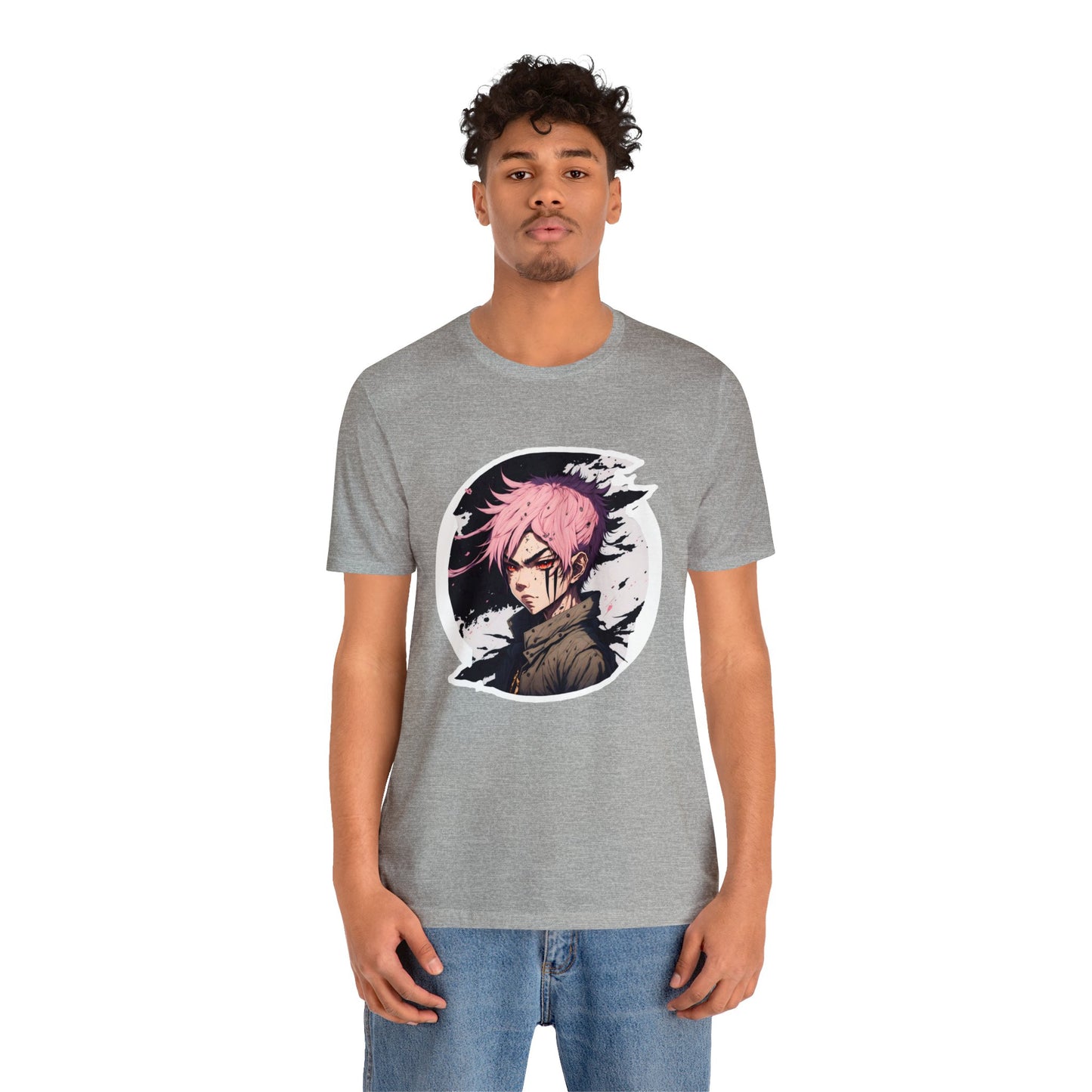 Circle Samurai T-Shirt003 - Unisex Jersey Short Sleeve Tee