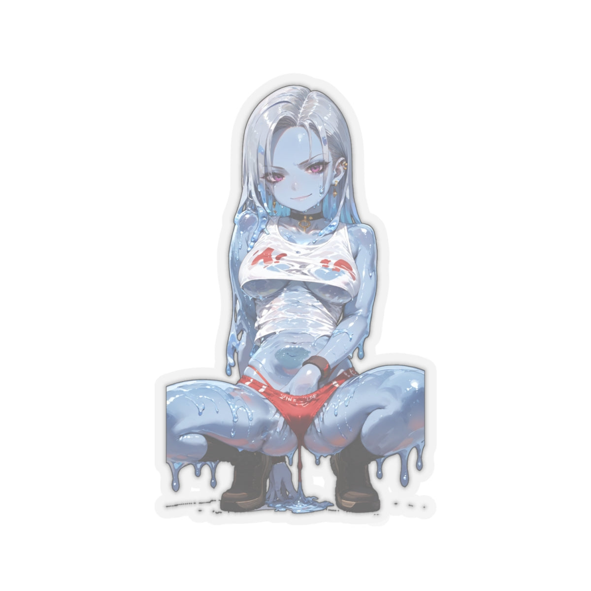 Window Decals050 - Slime Girl035 - Kiss-Cut Stickers