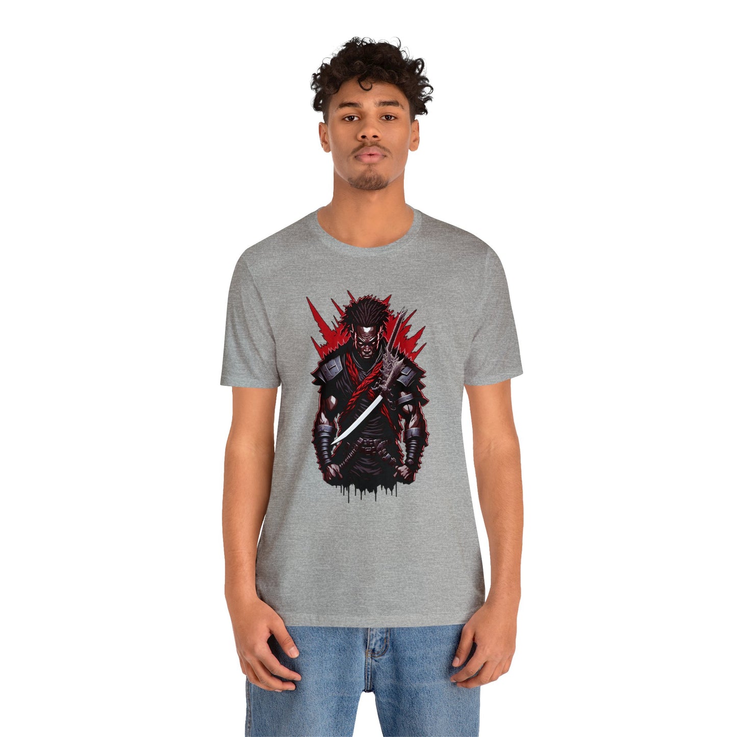 Samurai T-Shirt012 - Unisex Jersey Short Sleeve Tee