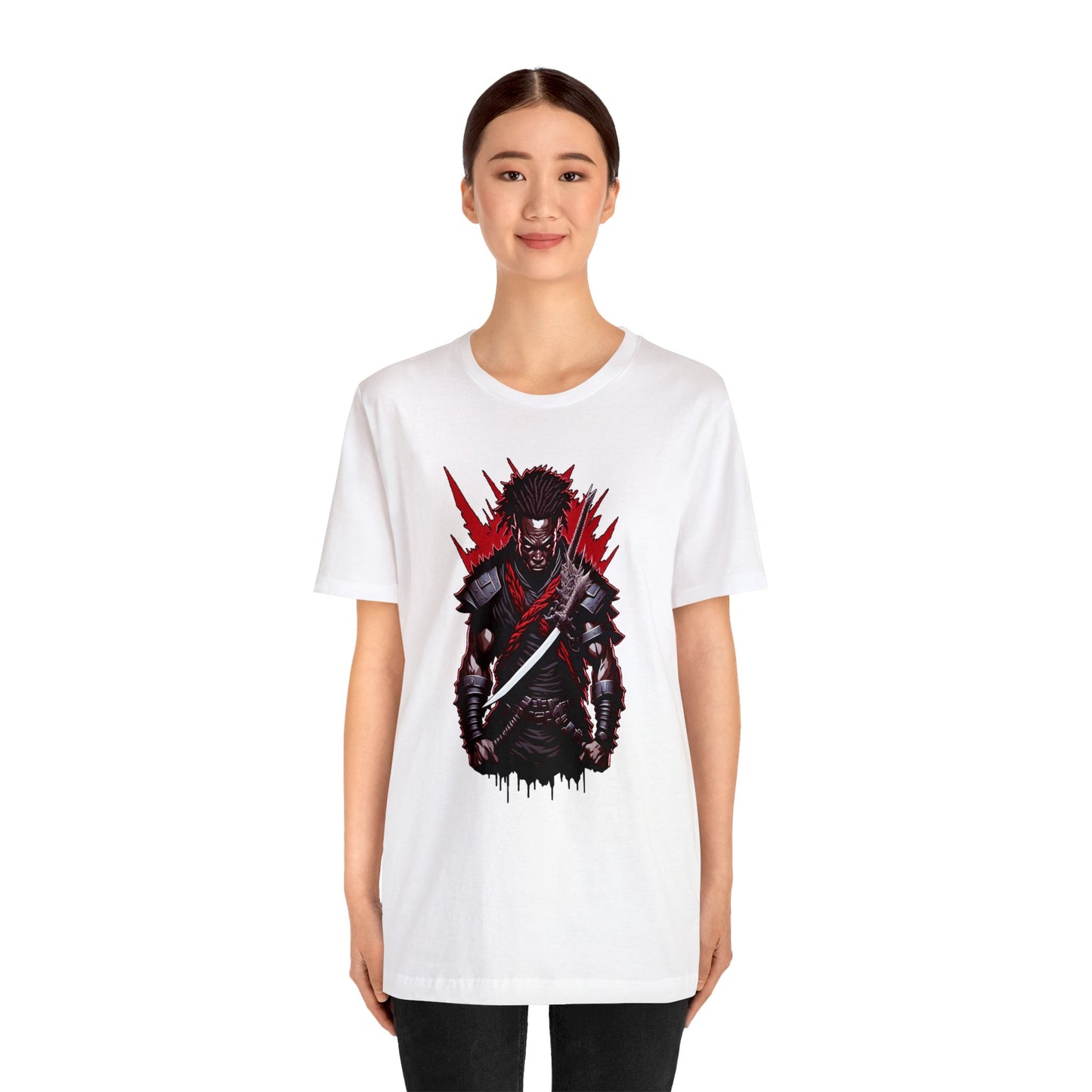 Samurai T-Shirt012 - Unisex Jersey Short Sleeve Tee