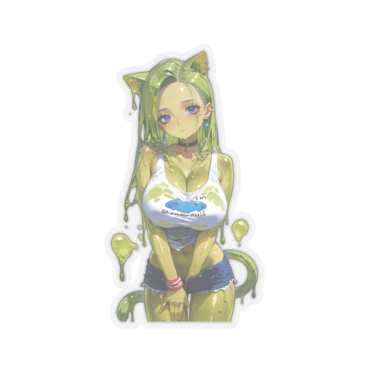 Window Decals023 - Slime Girl008 - Kiss-Cut Stickers