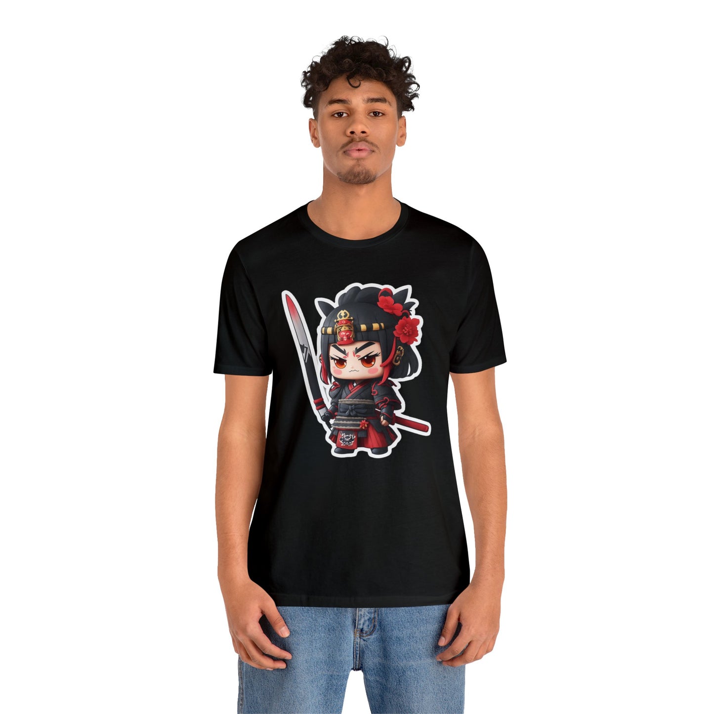 Samurai T-Shirt017 - Unisex Jersey Short Sleeve Tee