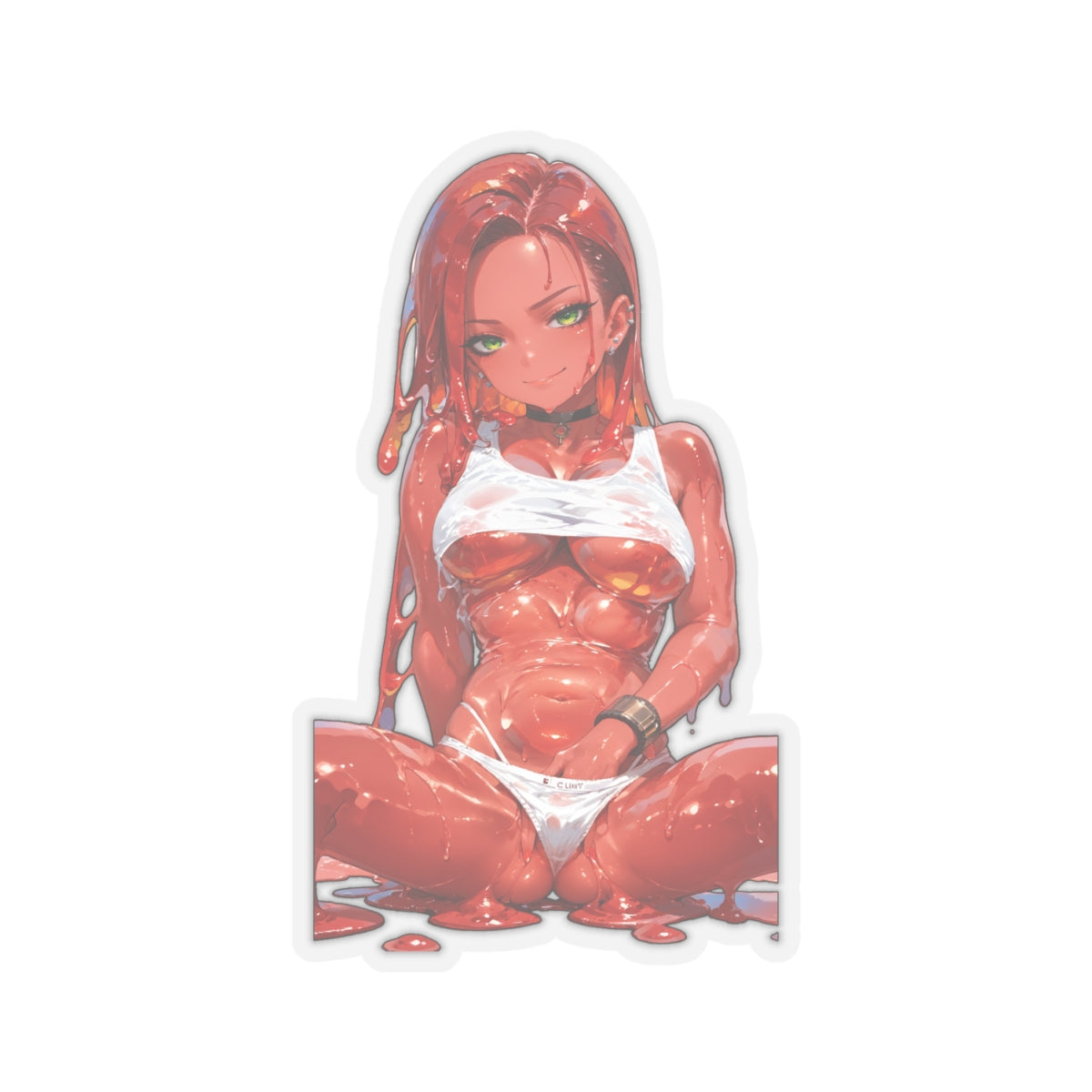 Window Decals046 - Slime Girl031 - Kiss-Cut Stickers