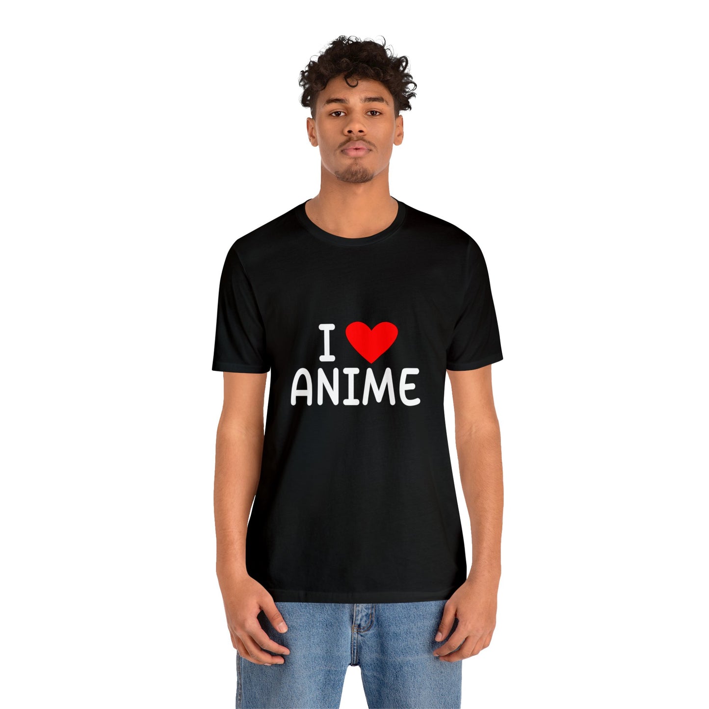 I <3 Anime T-Shirt002 - Unisex Jersey Short Sleeve Tee