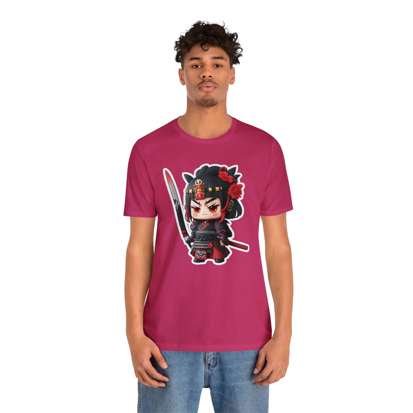 Samurai T-Shirt017 - Unisex Jersey Short Sleeve Tee