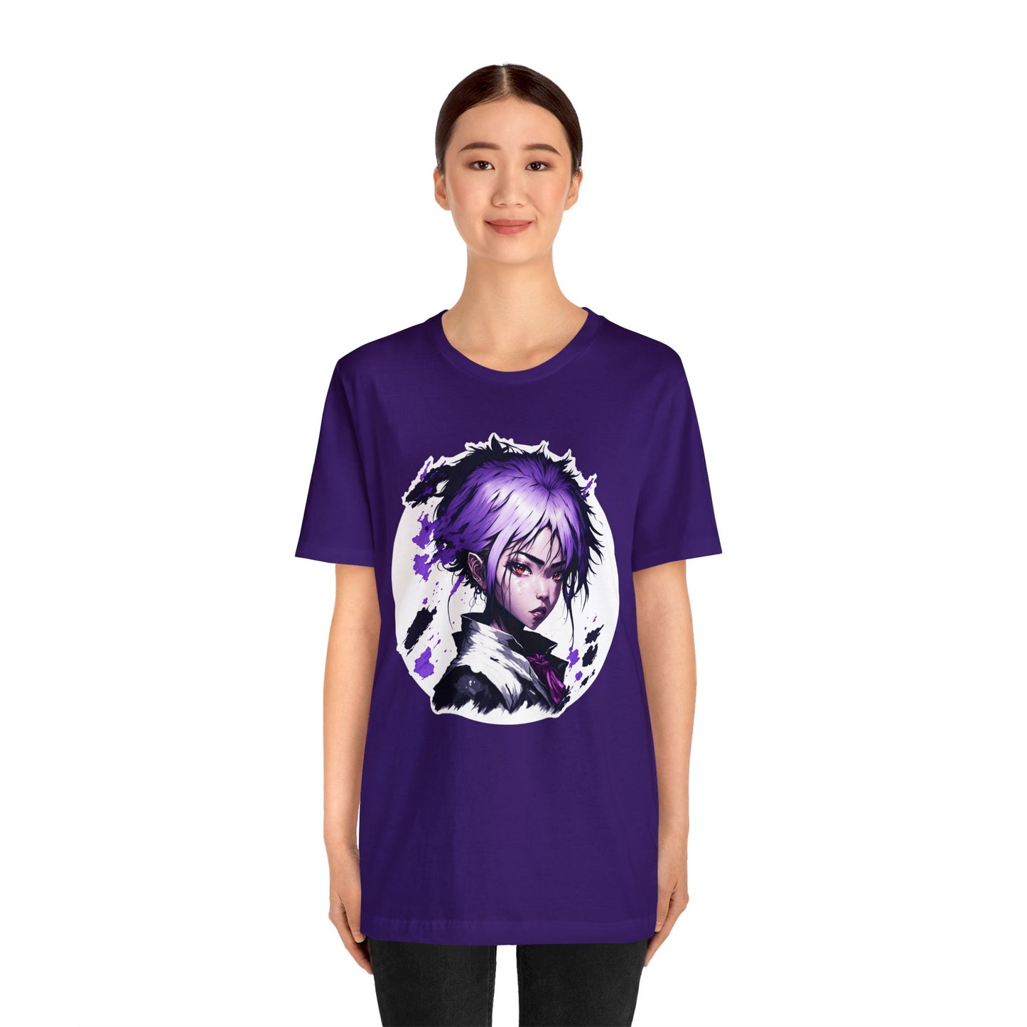 Circle Samurai T-Shirt001 - Unisex Jersey Short Sleeve Tee