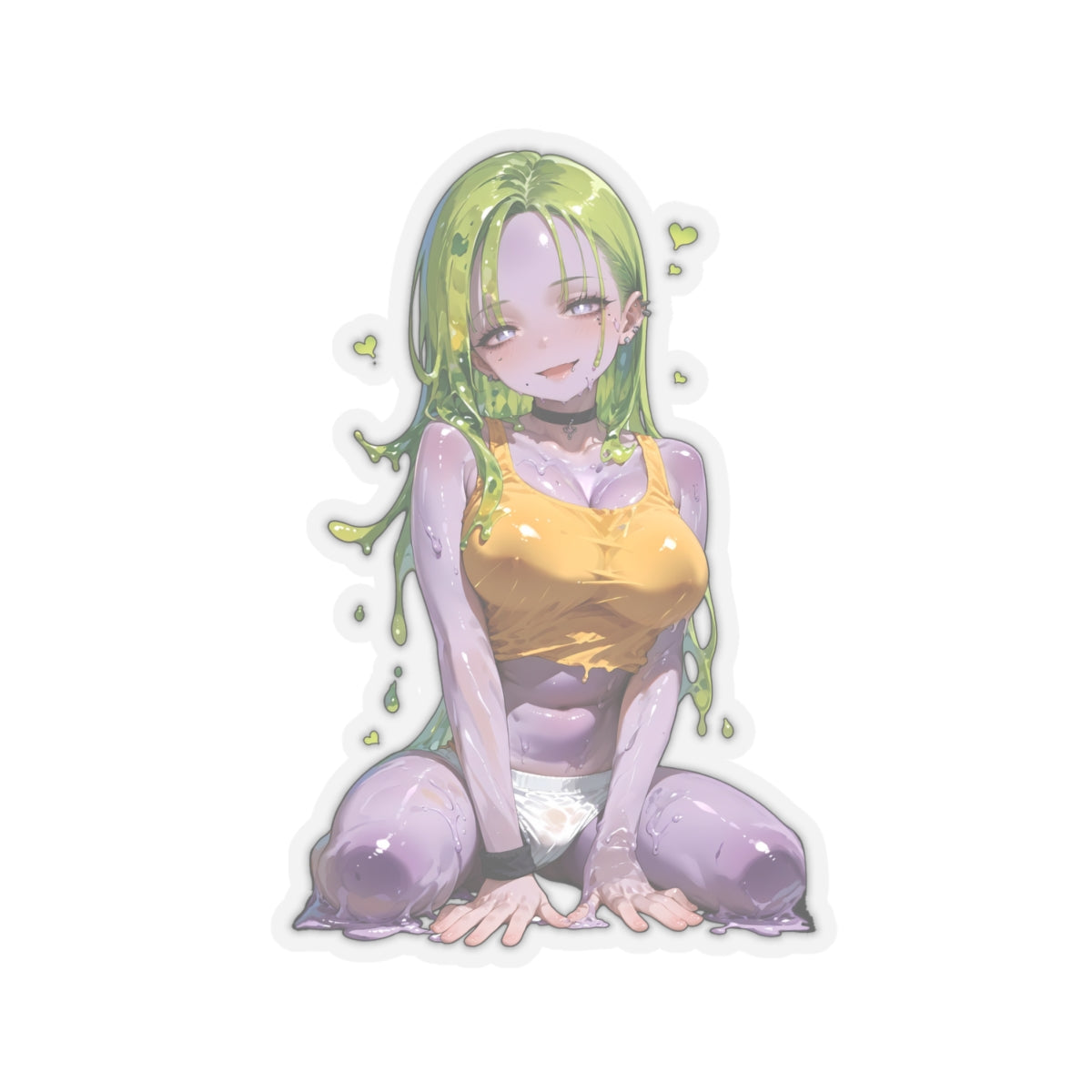 Window Decals039 - Slime Girl024 - Kiss-Cut Stickers