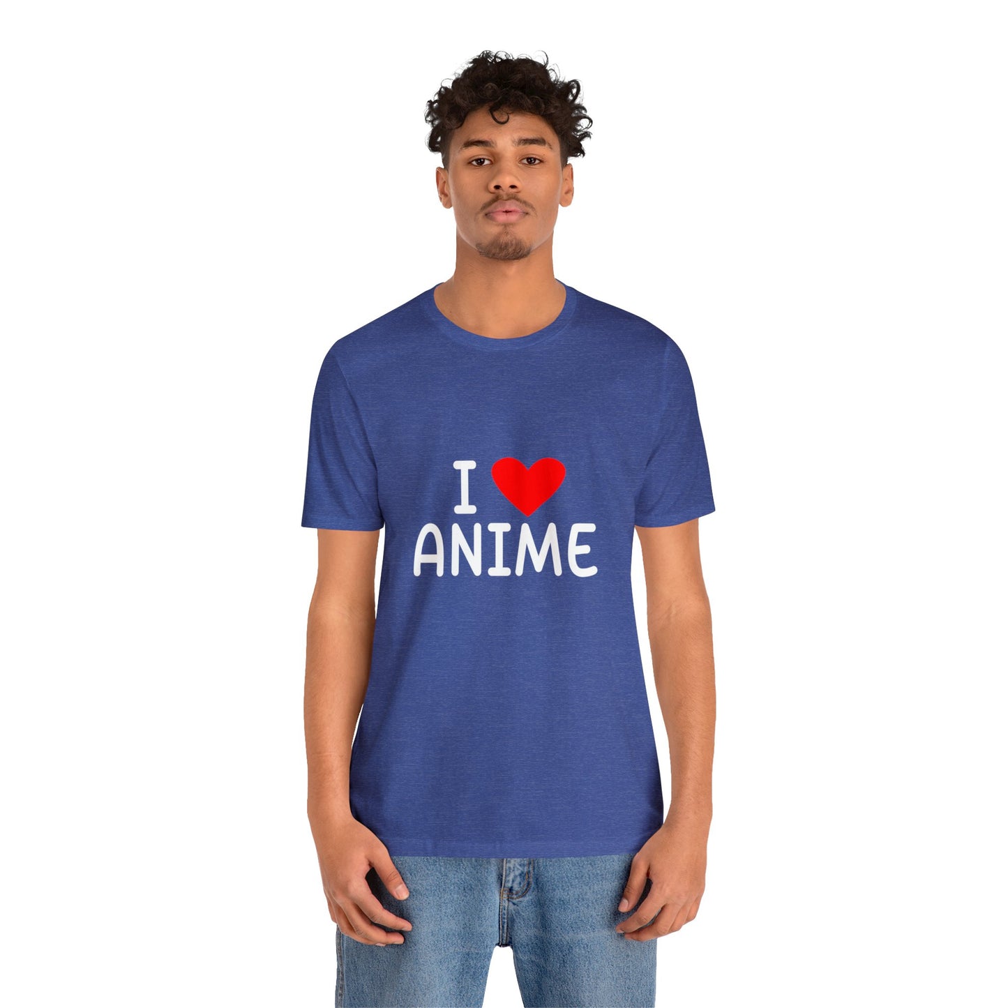 I <3 Anime T-Shirt002 - Unisex Jersey Short Sleeve Tee