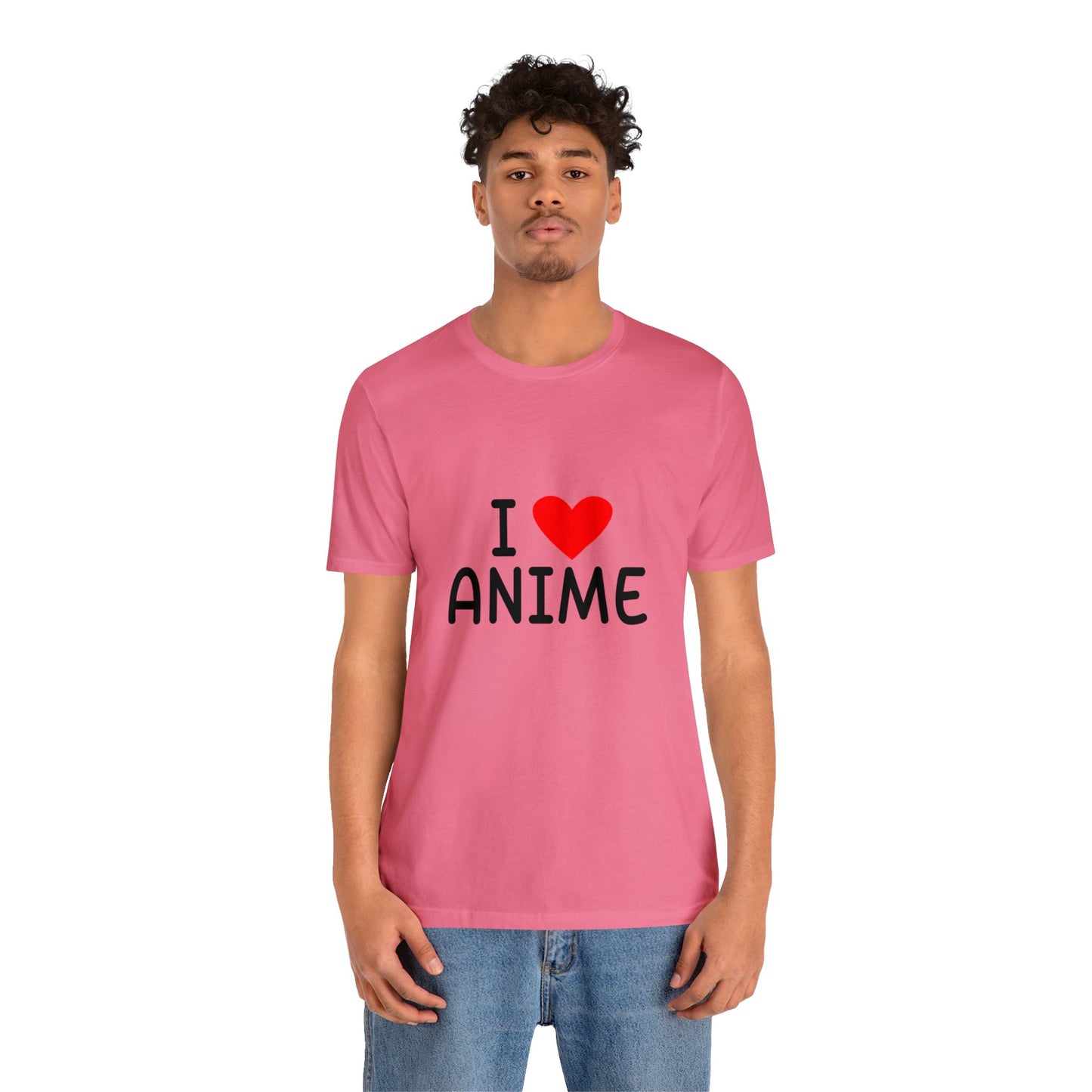 I <3 Anime T-Shirt001 - Unisex Jersey Short Sleeve Tee