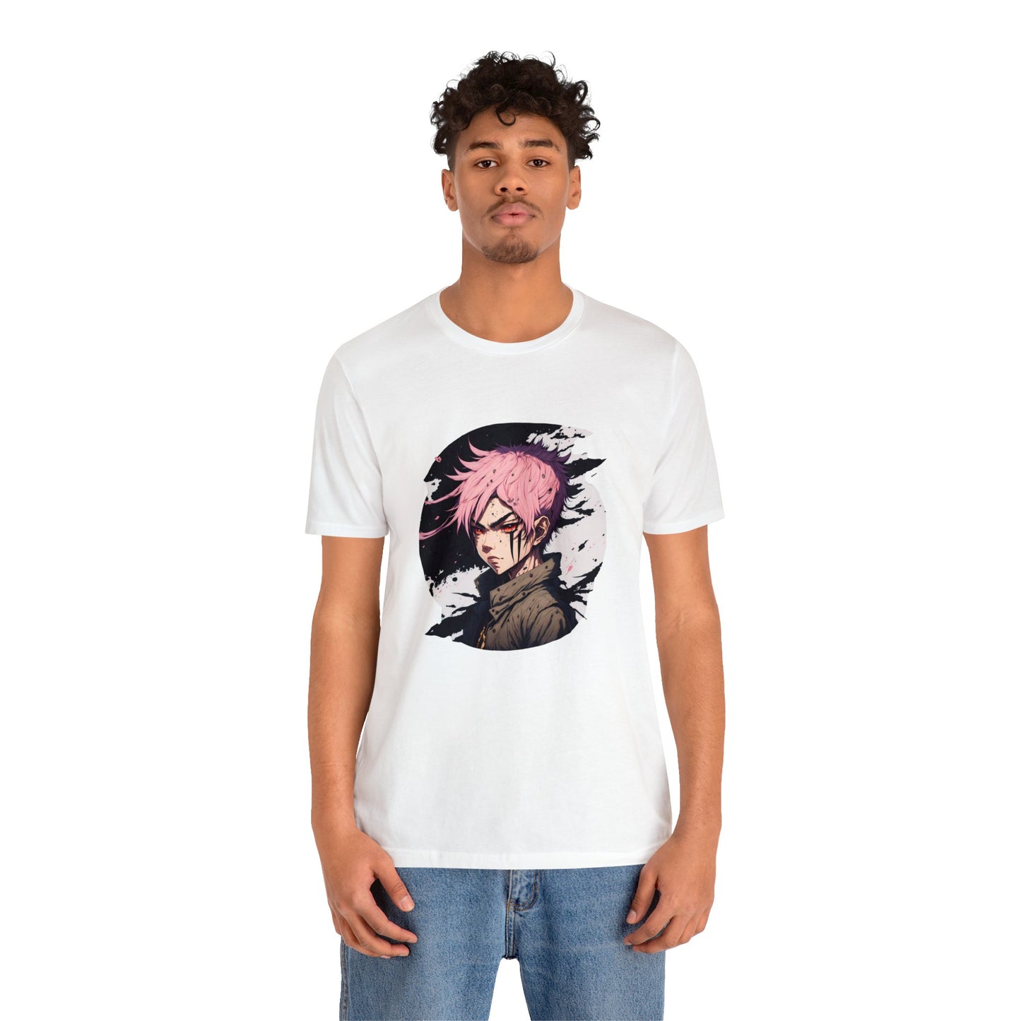 Circle Samurai T-Shirt003 - Unisex Jersey Short Sleeve Tee