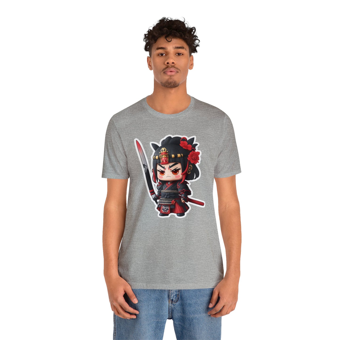 Samurai T-Shirt017 - Unisex Jersey Short Sleeve Tee