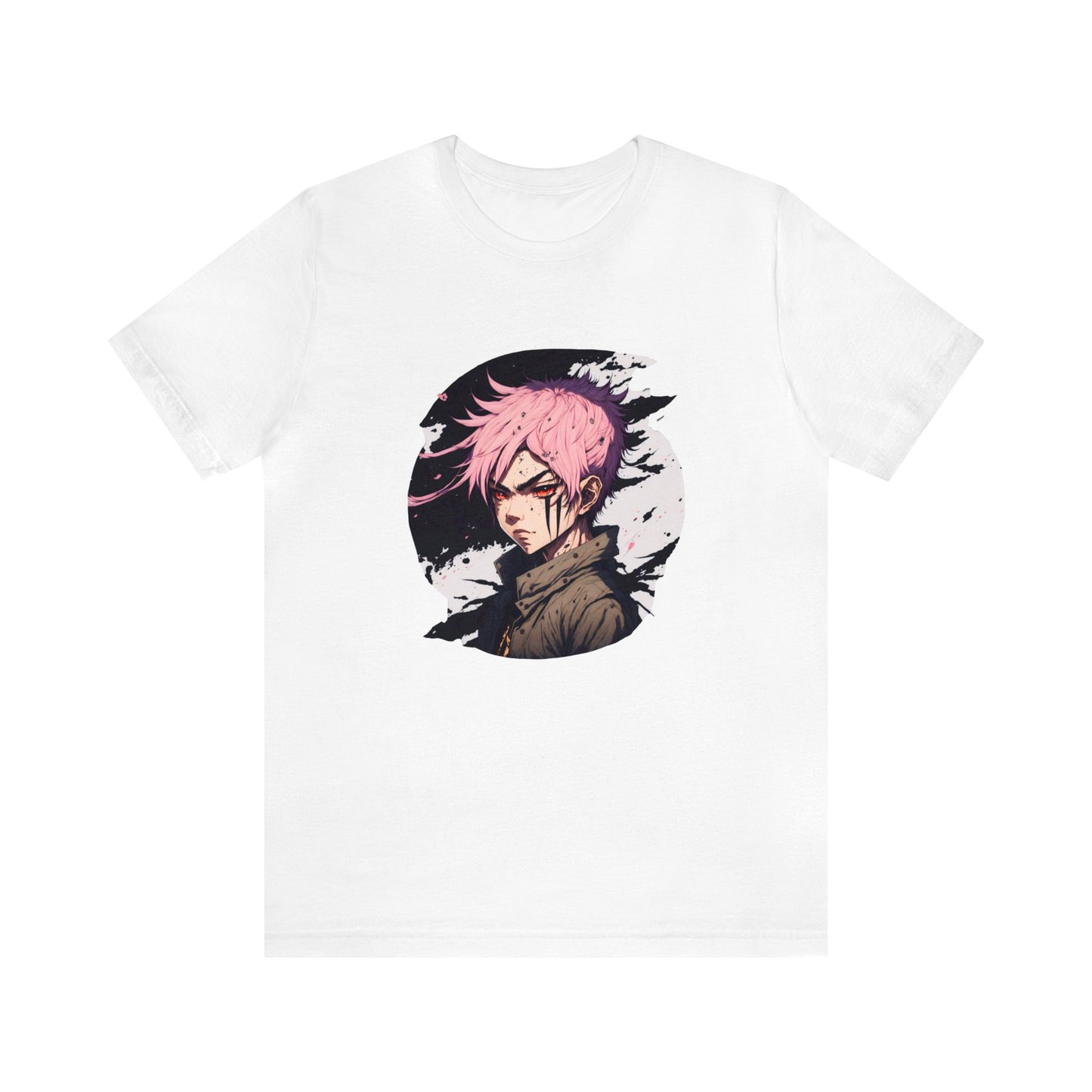 Circle Samurai T-Shirt003 - Unisex Jersey Short Sleeve Tee