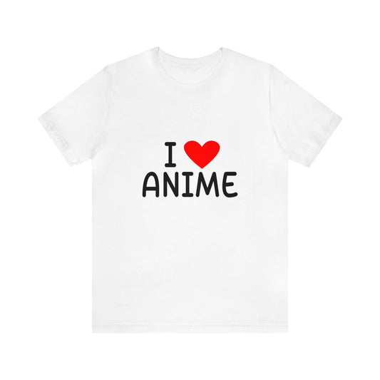 I <3 Anime T-Shirt001 - Unisex Jersey Short Sleeve Tee