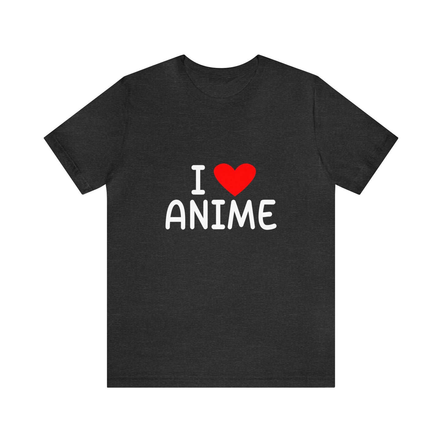 I <3 Anime T-Shirt002 - Unisex Jersey Short Sleeve Tee