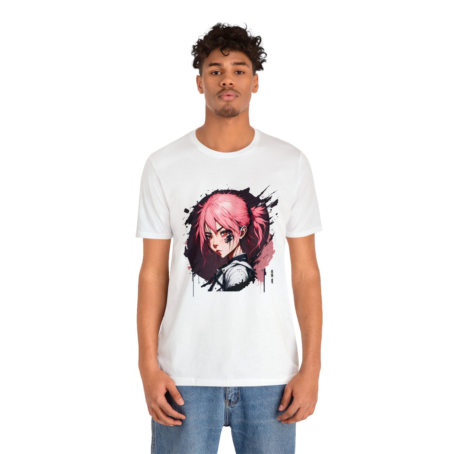 Circle Samurai T-Shirt002 - Unisex Jersey Short Sleeve Tee