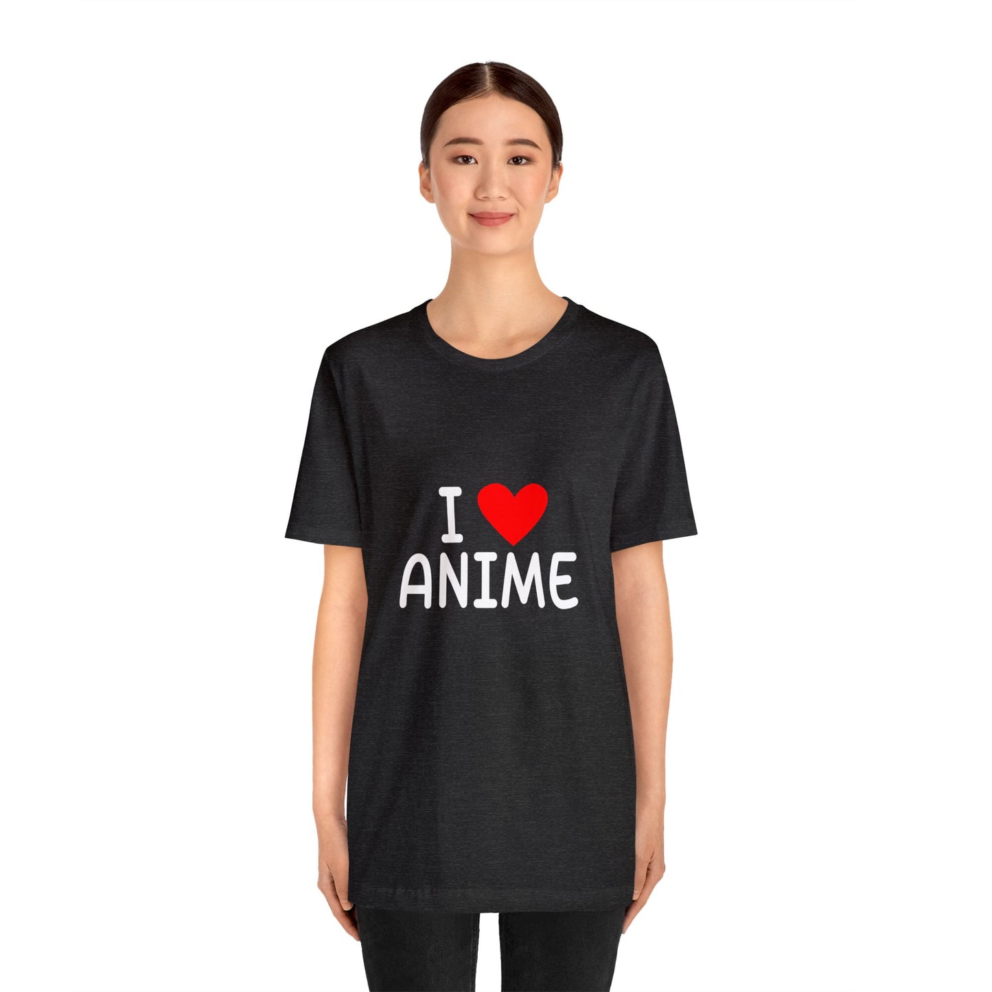 I <3 Anime T-Shirt002 - Unisex Jersey Short Sleeve Tee