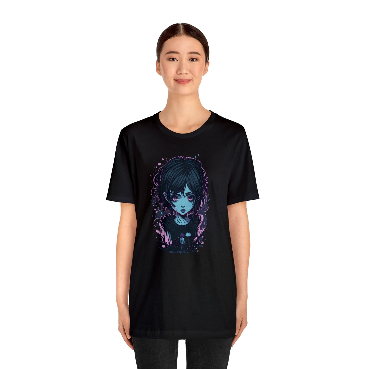 Emo girl002 - Unisex Jersey Short Sleeve Tee